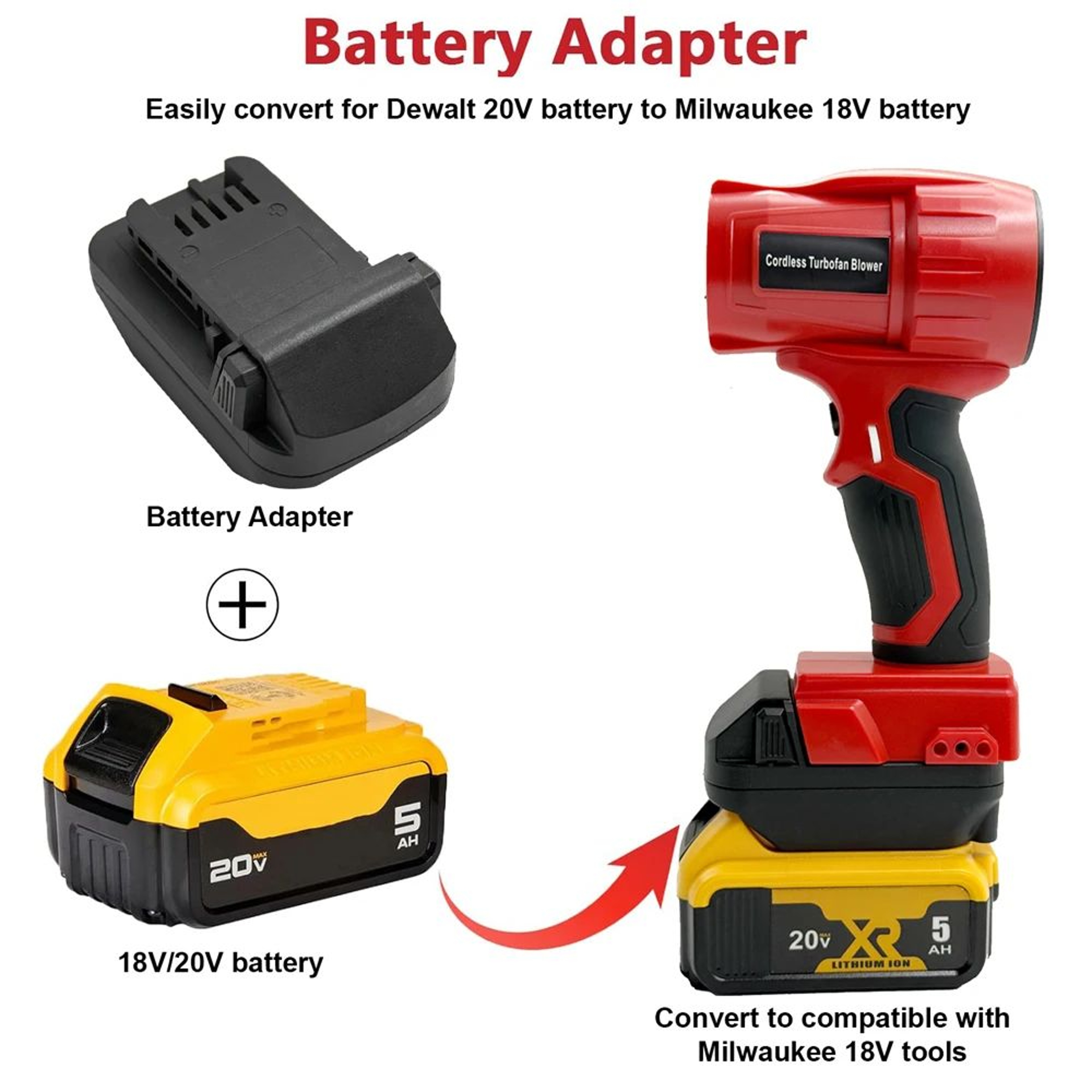 18V Battery Converter Adapter For M18 Cordless Power Tools 3