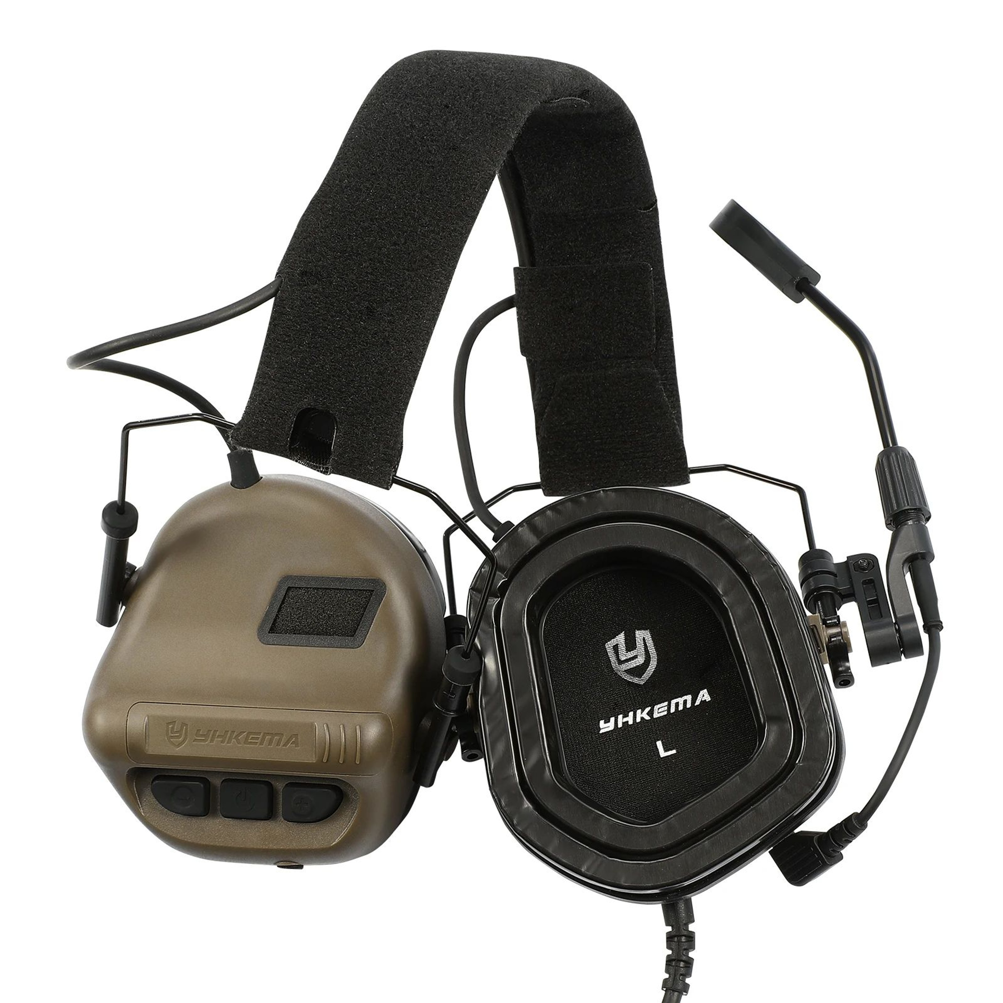 E70 Tactical Electronic Noise Reduction Headset With PTT Adapter For Shooting And Communication 6