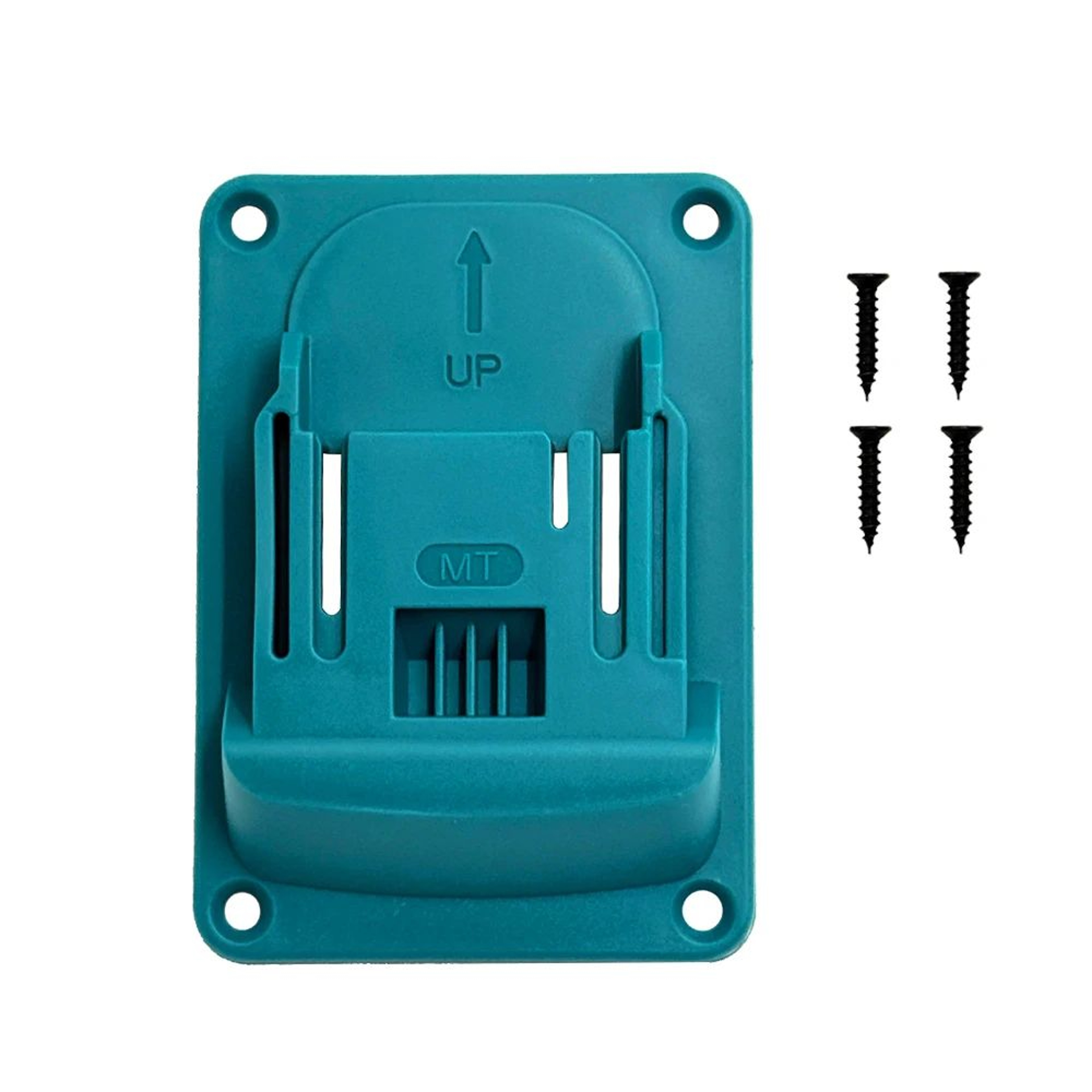 Wall Mount Power Tool Holder And Battery Storage Bracket For Organized Workshops 6