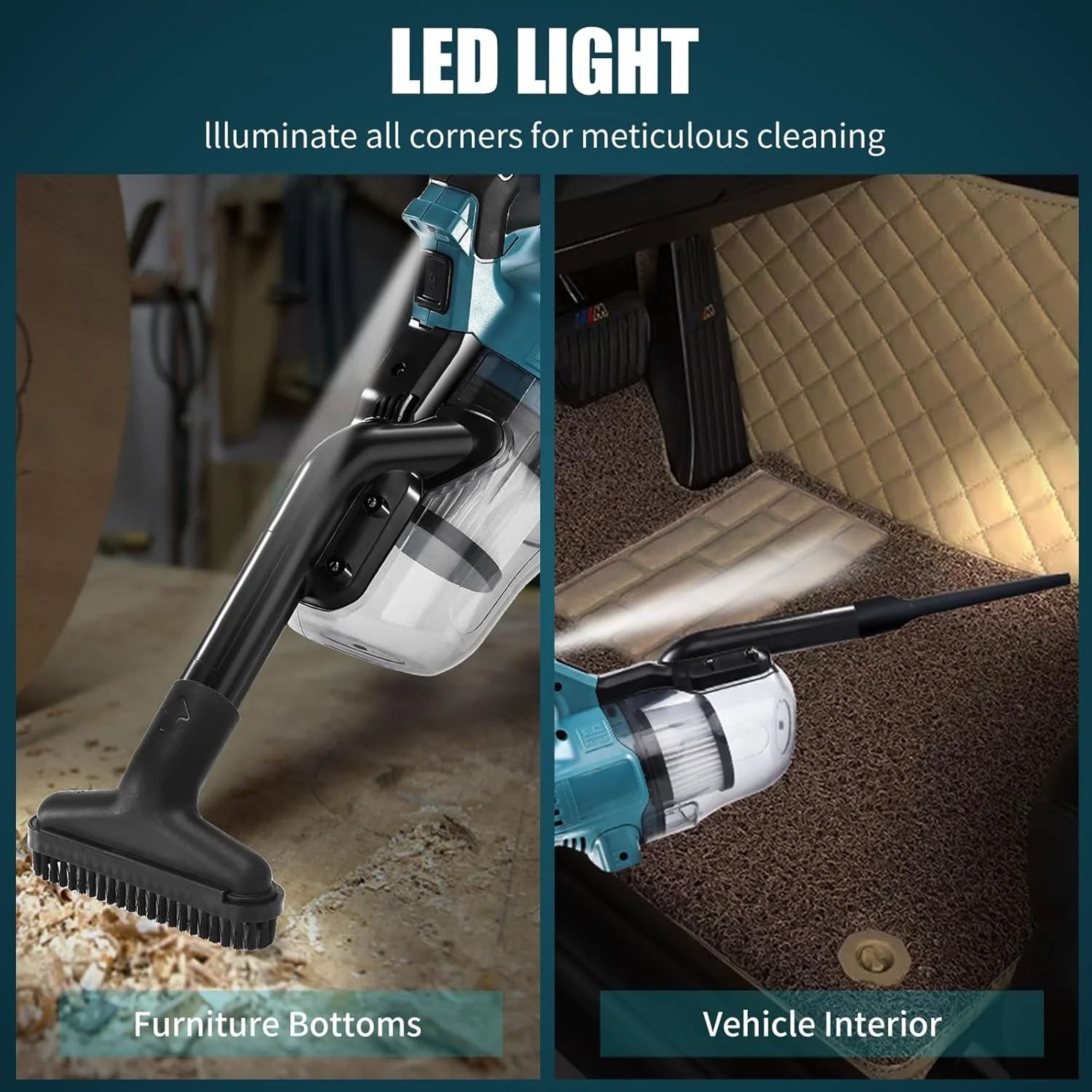 400W 6in1 Cordless Handheld Vacuum Cleaner For Home And Car 1