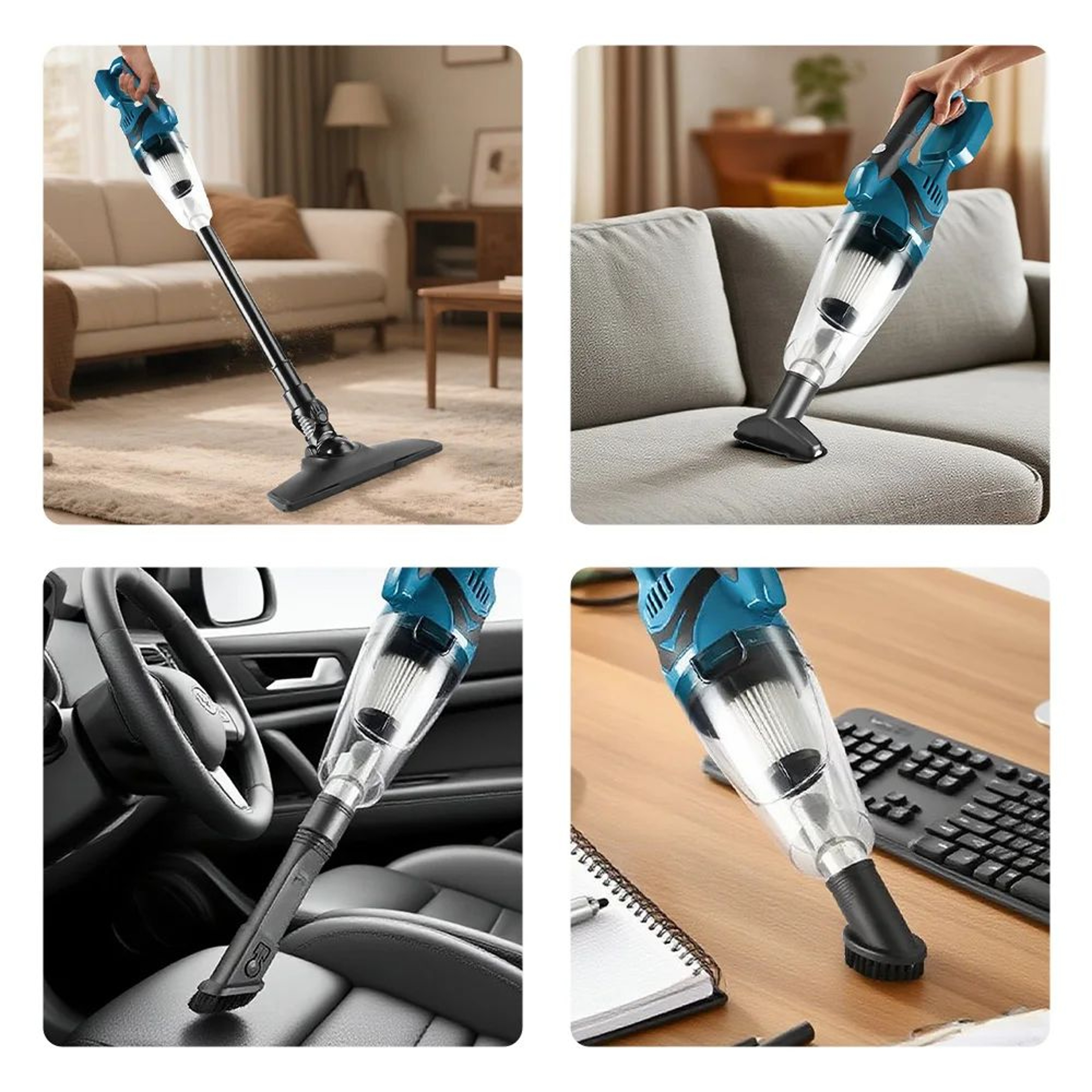 5 In 1 Cordless Handheld Vacuum Cleaner 10000Pa Portable Car And Home Vacuum 4