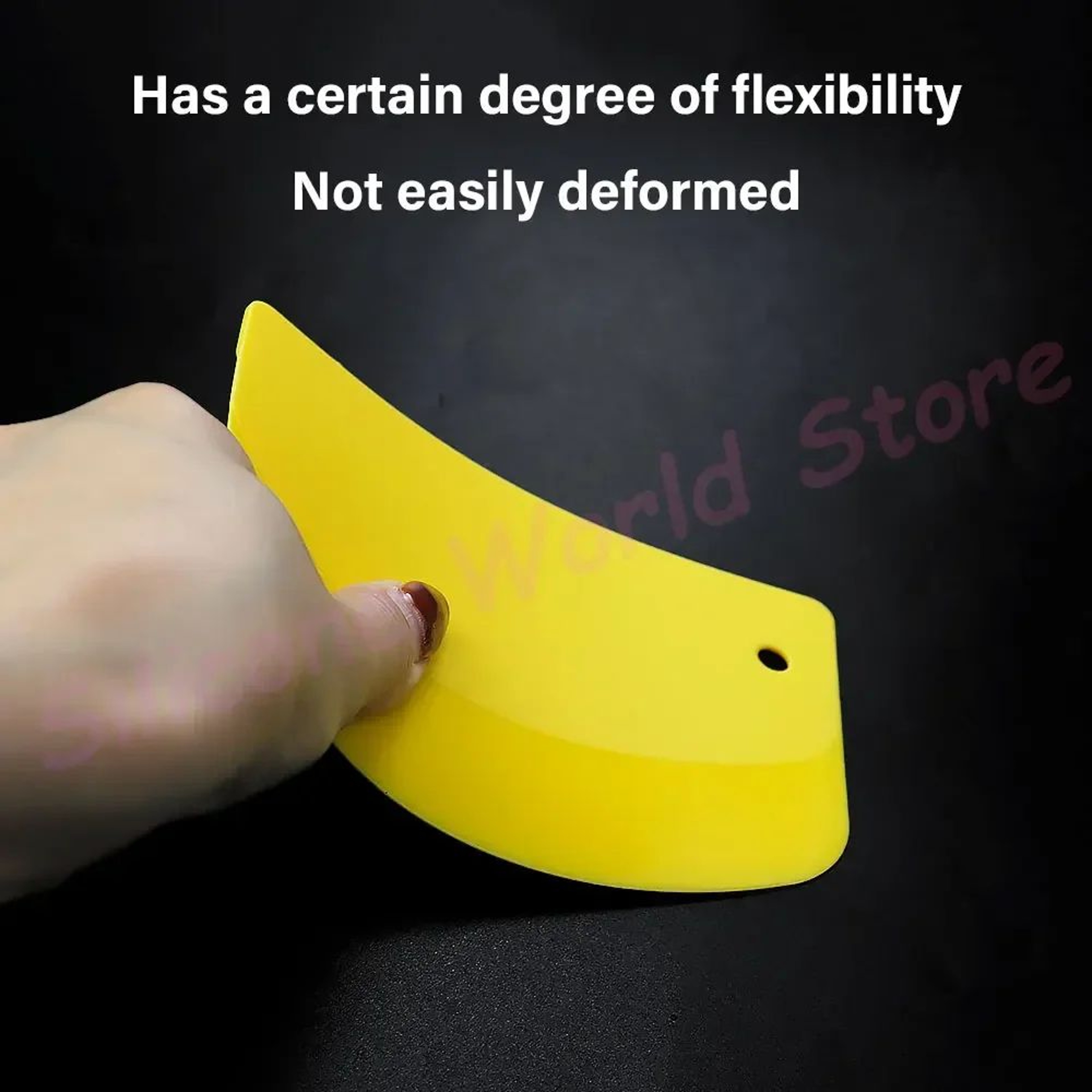 Colorful Plastic Dough Scraper And Cake Smoothing Tool 5
