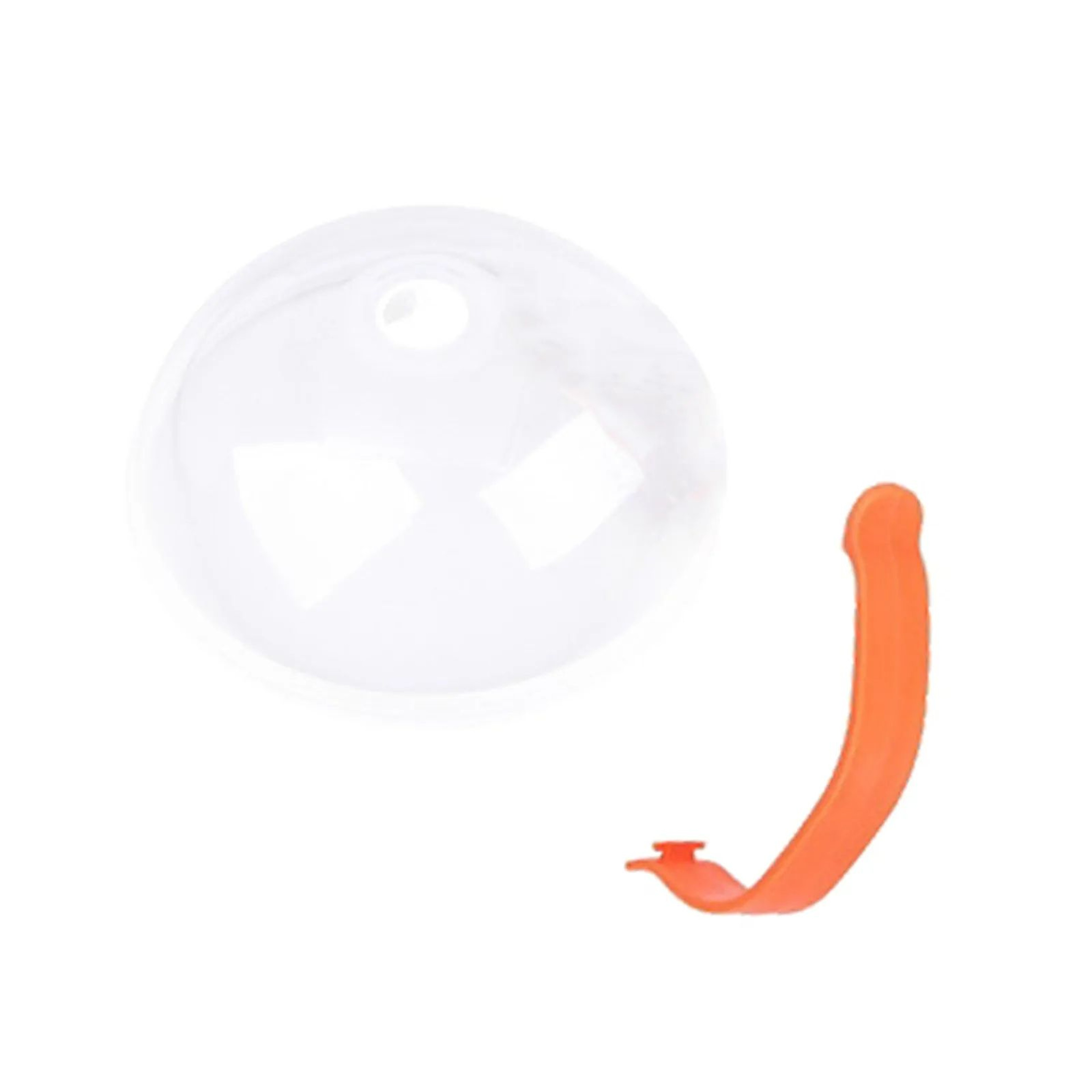 Vented Microwave Food Cover Clear Heat Resistant Splatter Protector 2