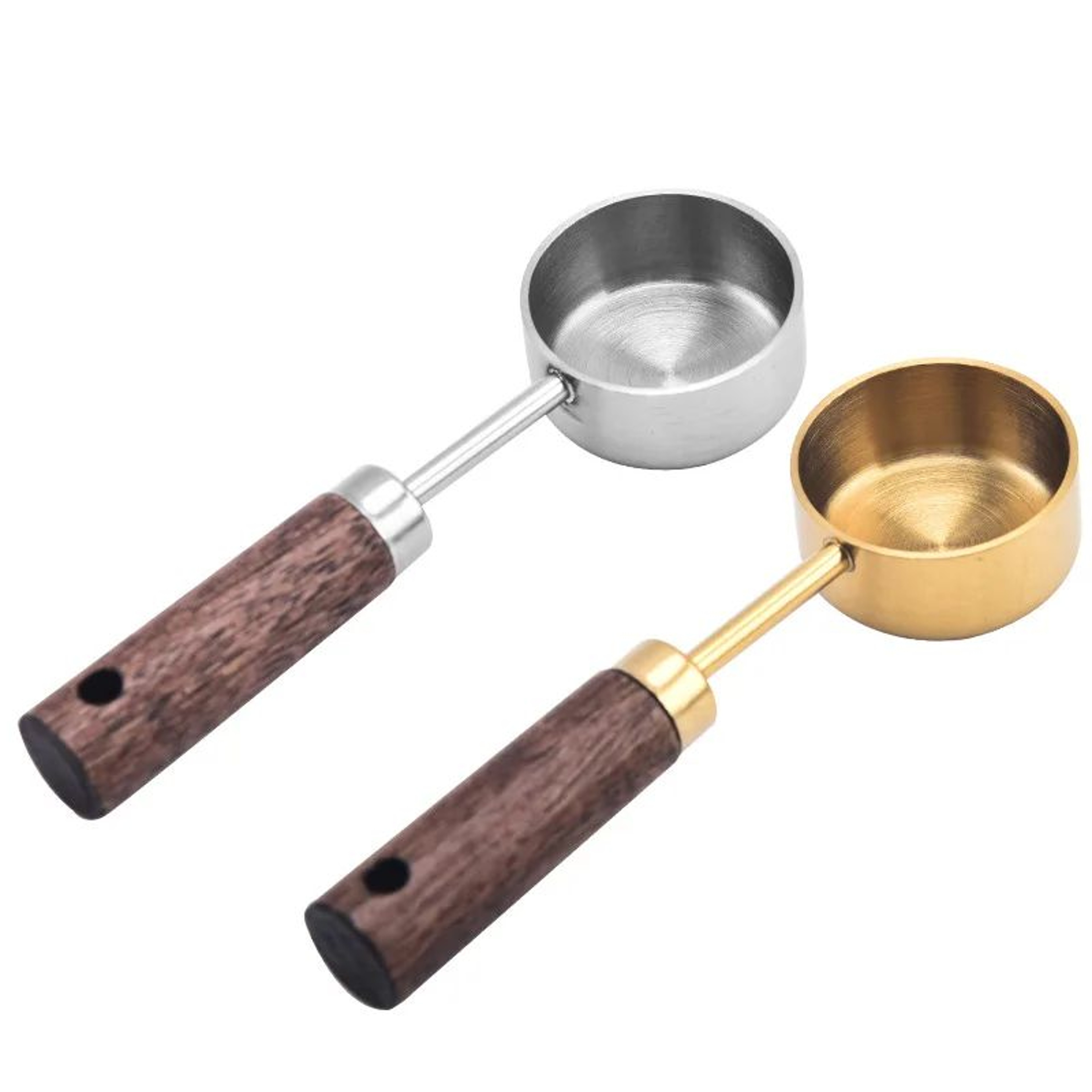 15ml Stainless Steel Coffee Measuring Spoon With Wooden Handle 8