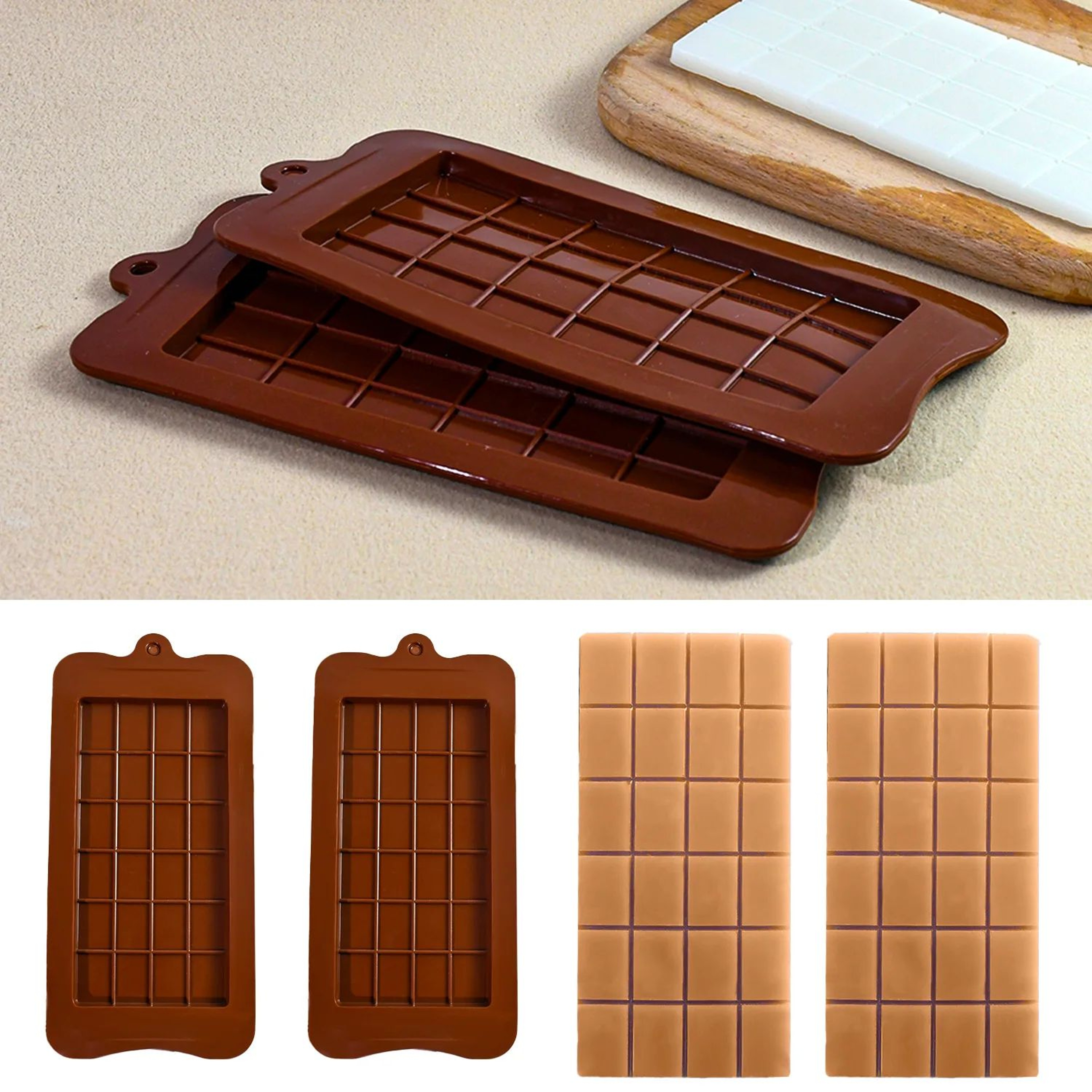 24 Cavity Silicone Chocolate Mold For Easy Homemade Candy And Desserts 0