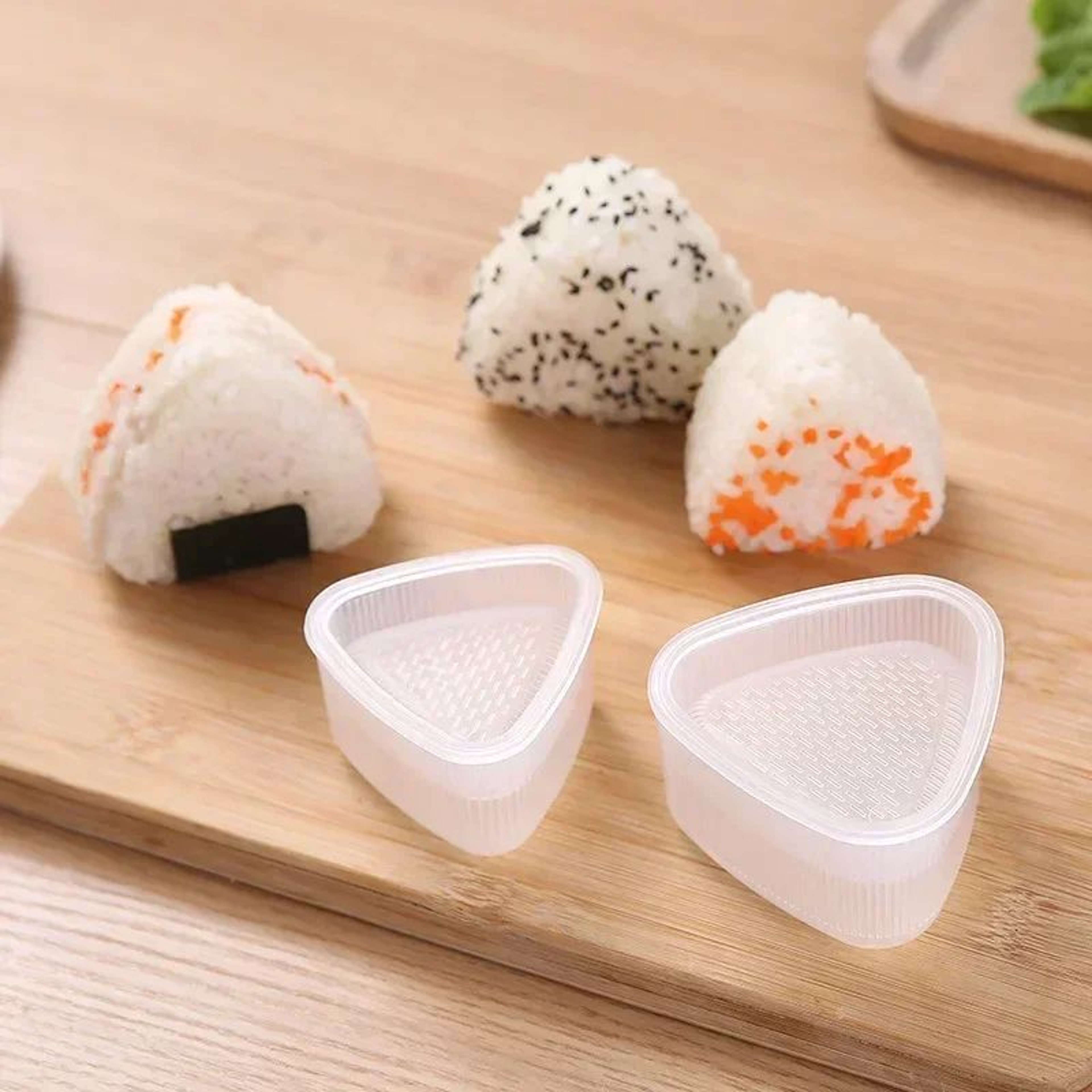 Japanese Onigiri Rice Ball Mold Set For Cute Sushi And Bento Lunches 6