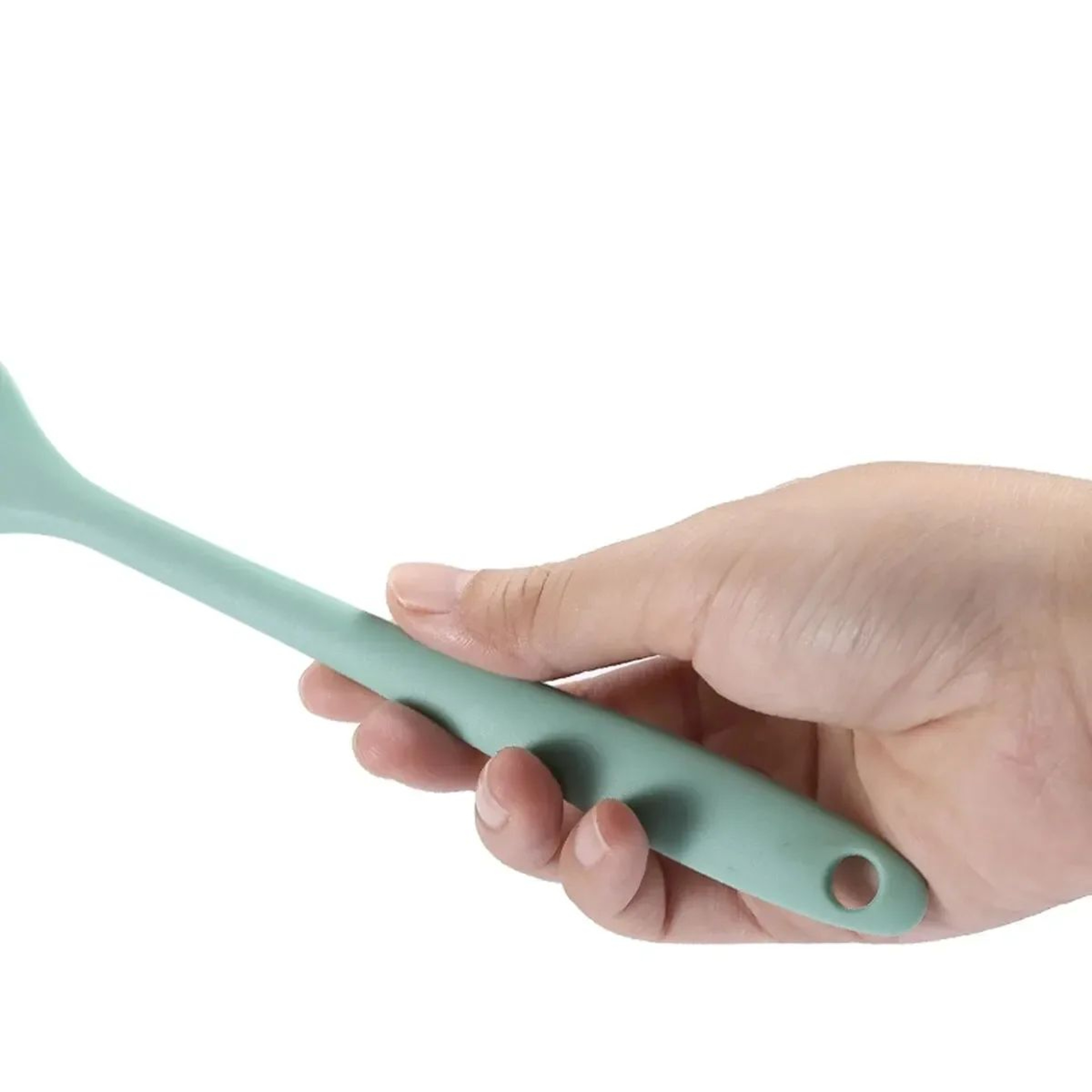 1pc Heat Resistant Silicone Baking Scraper For Cake Smoothing And Mixing 4