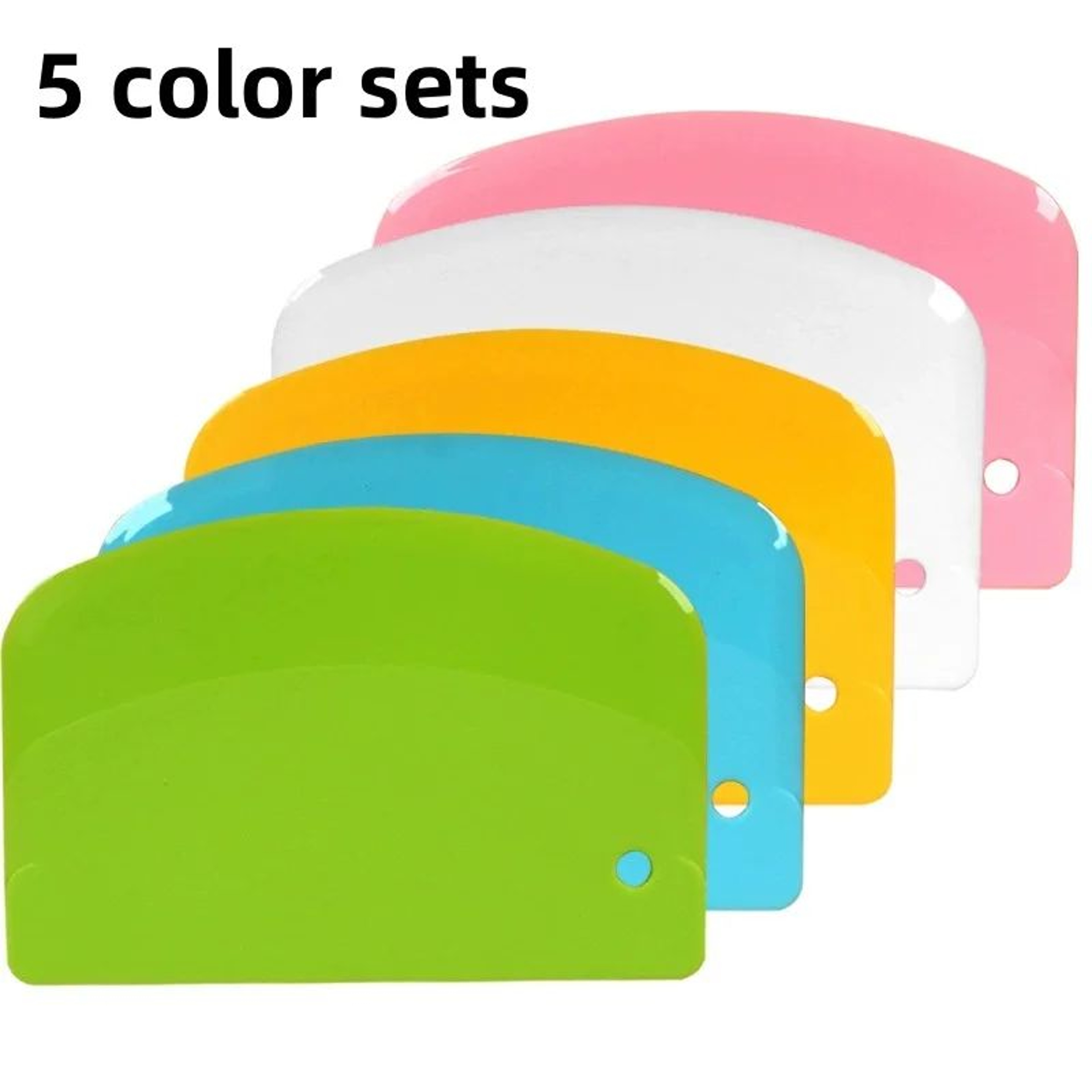 Plastic Dough Scraper And Cake Smoothing Tool 7