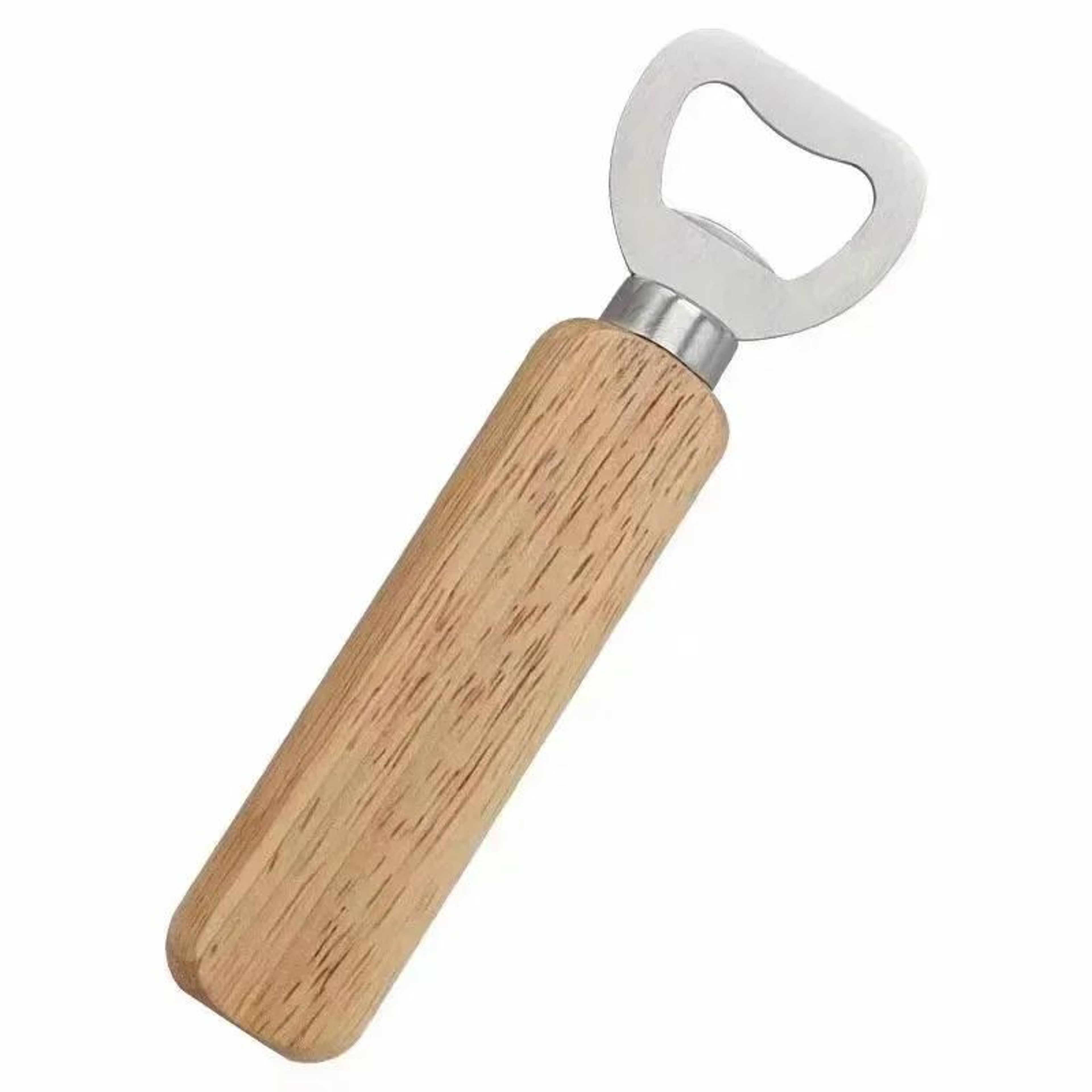 Stainless Steel Bottle Opener With Wooden Handle 5