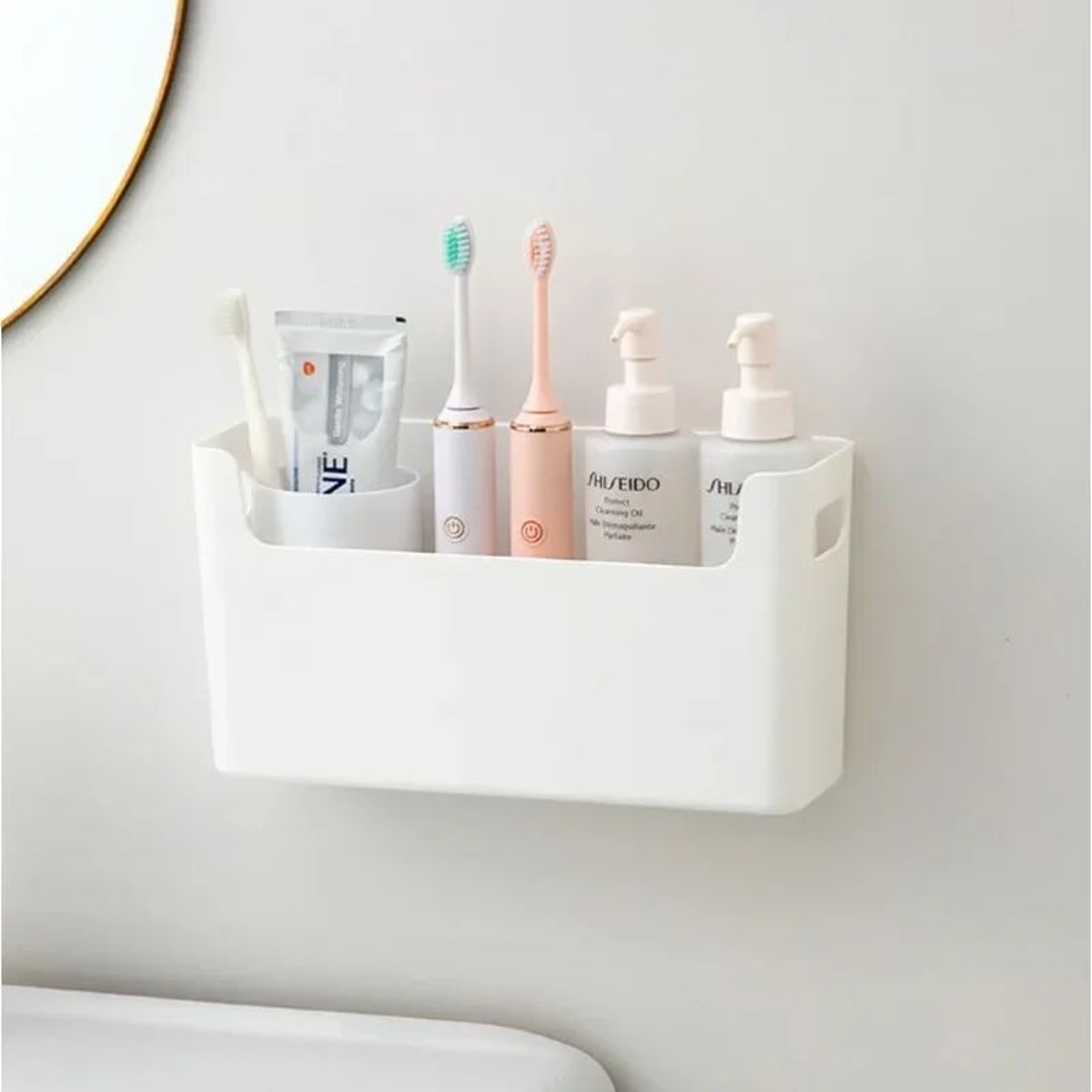 No Drill Cabinet Door Storage Rack Kitchen Organizer 5