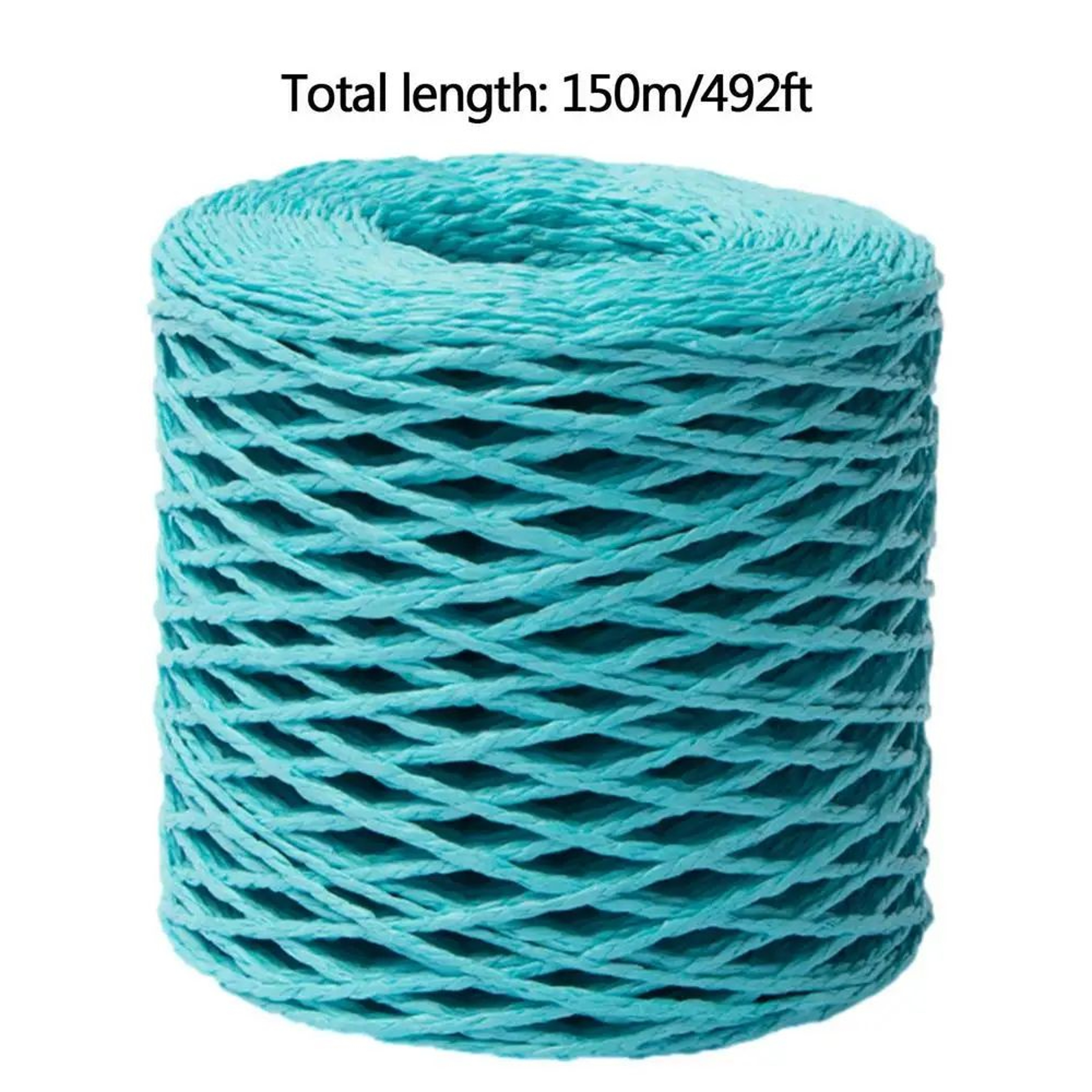 150m Natural Raffia Straw Yarn For Crochet Hats And Beach Bags 10