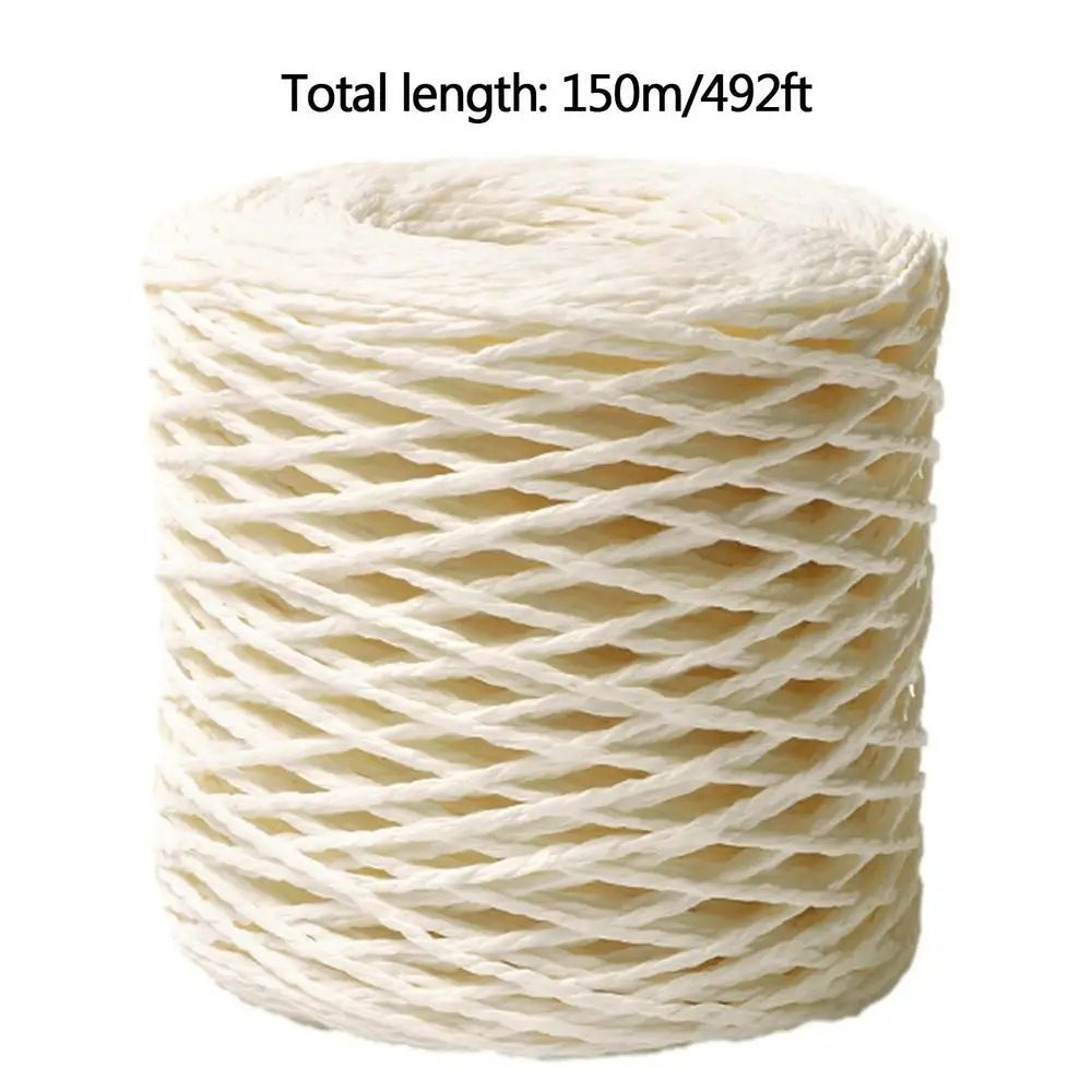 150m Natural Raffia Straw Yarn For Crochet Hats And Beach Bags 12