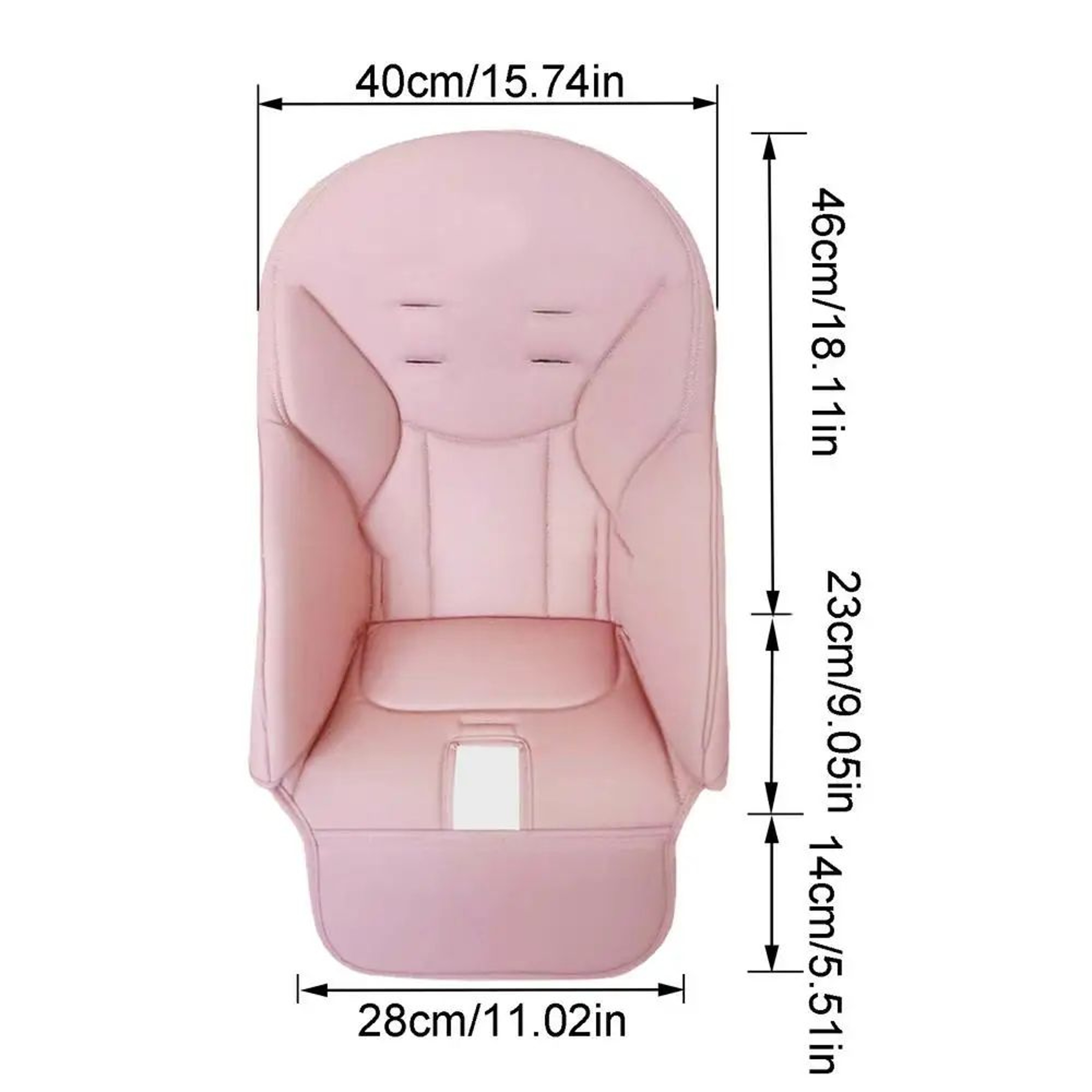 Soft PU Leather Baby High Chair Seat Cover Replacement 9