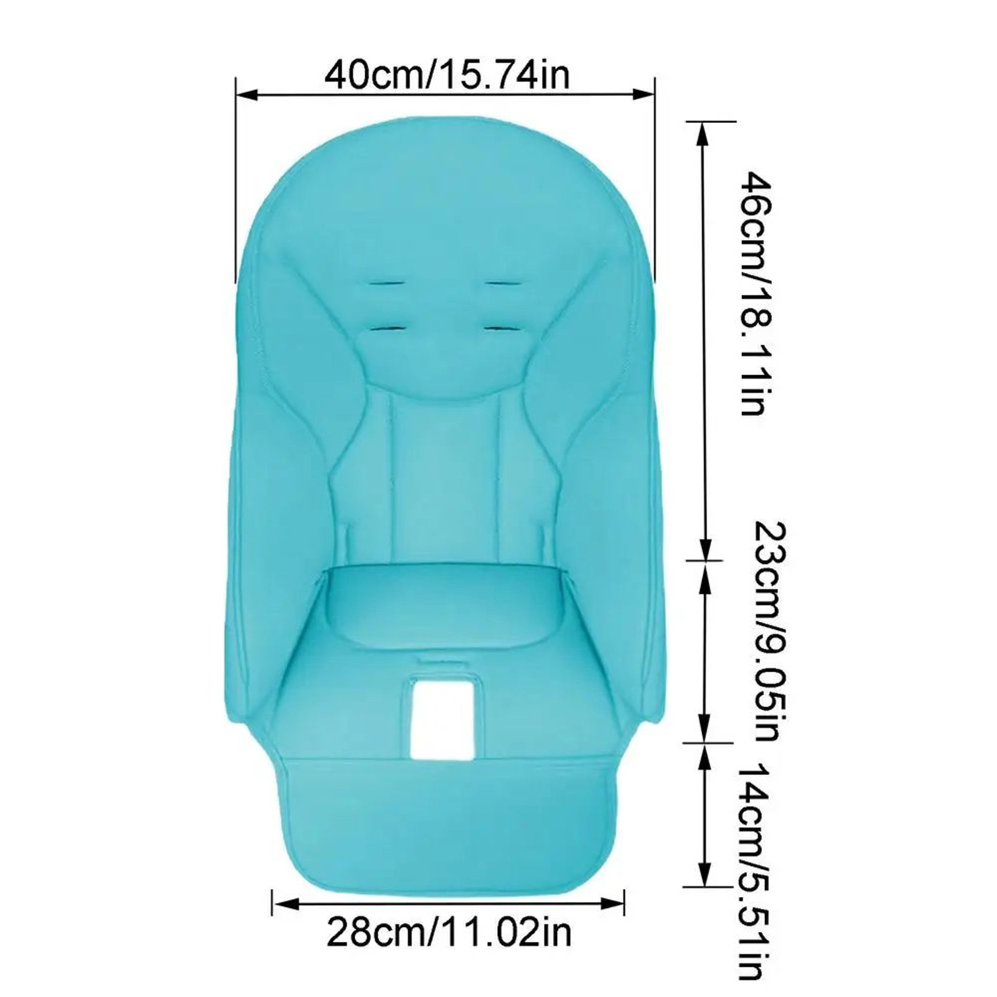 Soft PU Leather Baby High Chair Seat Cover Replacement 12