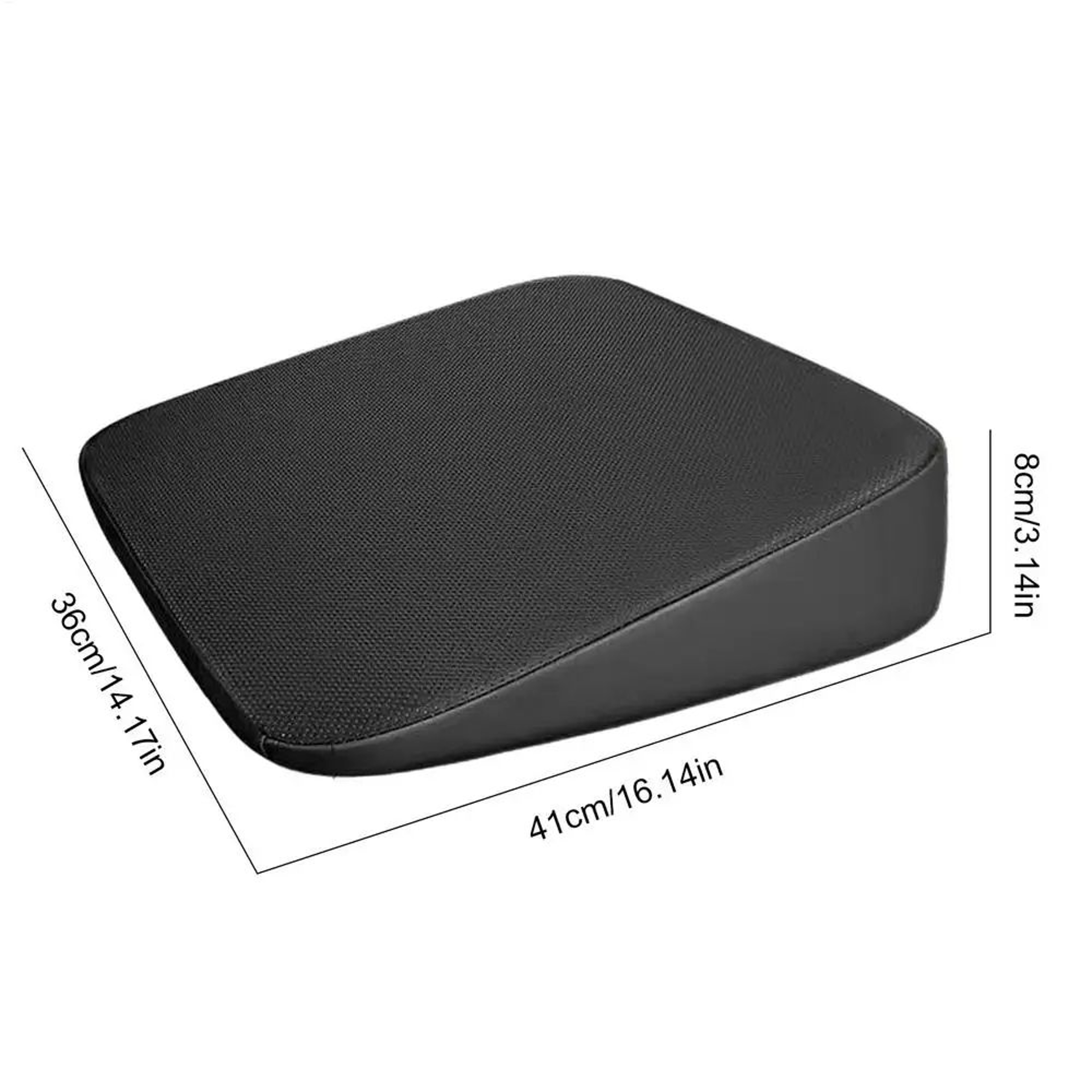 Universal Wedge Car Seat Cushion For Comfortable Driving And Added Height 8