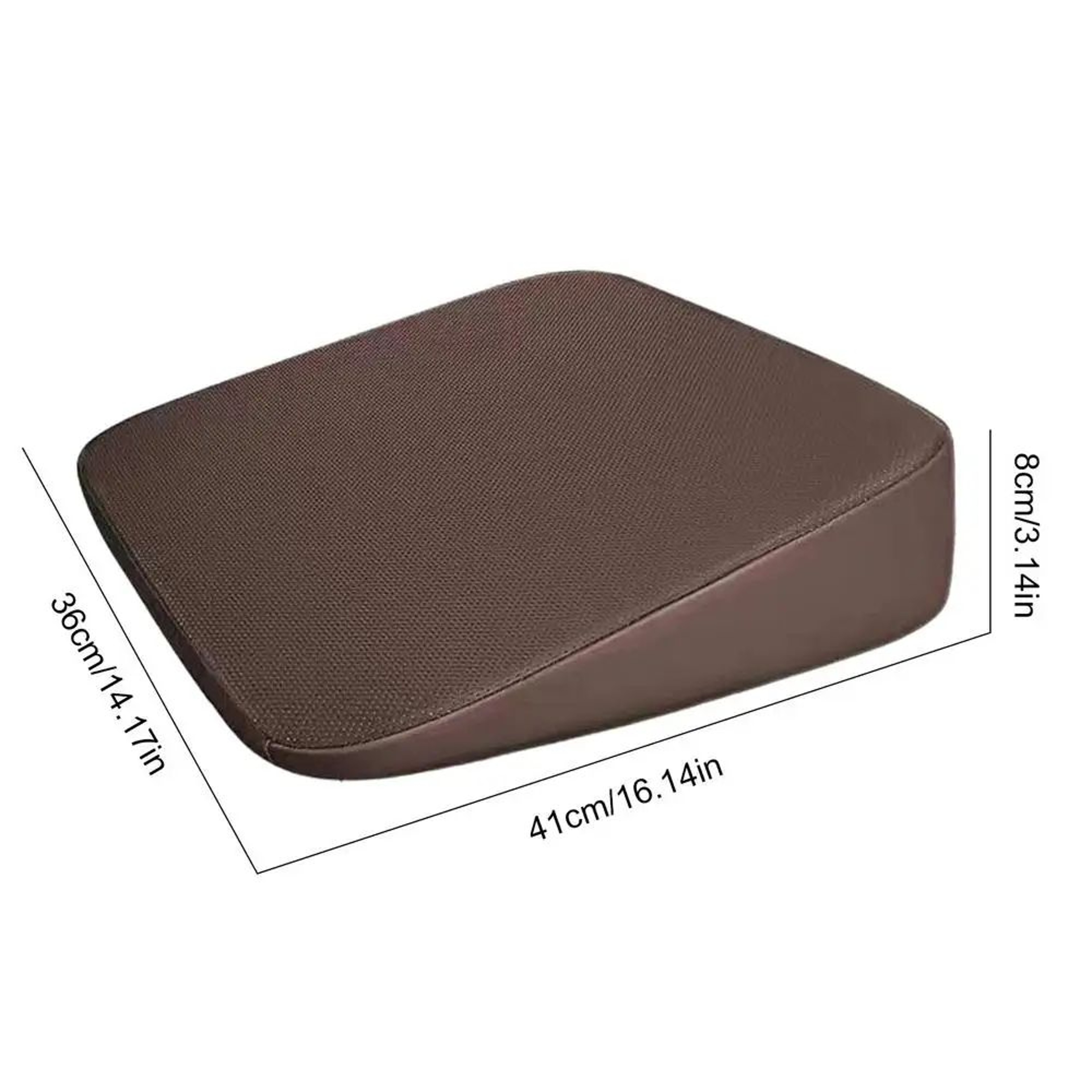 Universal Wedge Car Seat Cushion For Comfortable Driving And Added Height 9