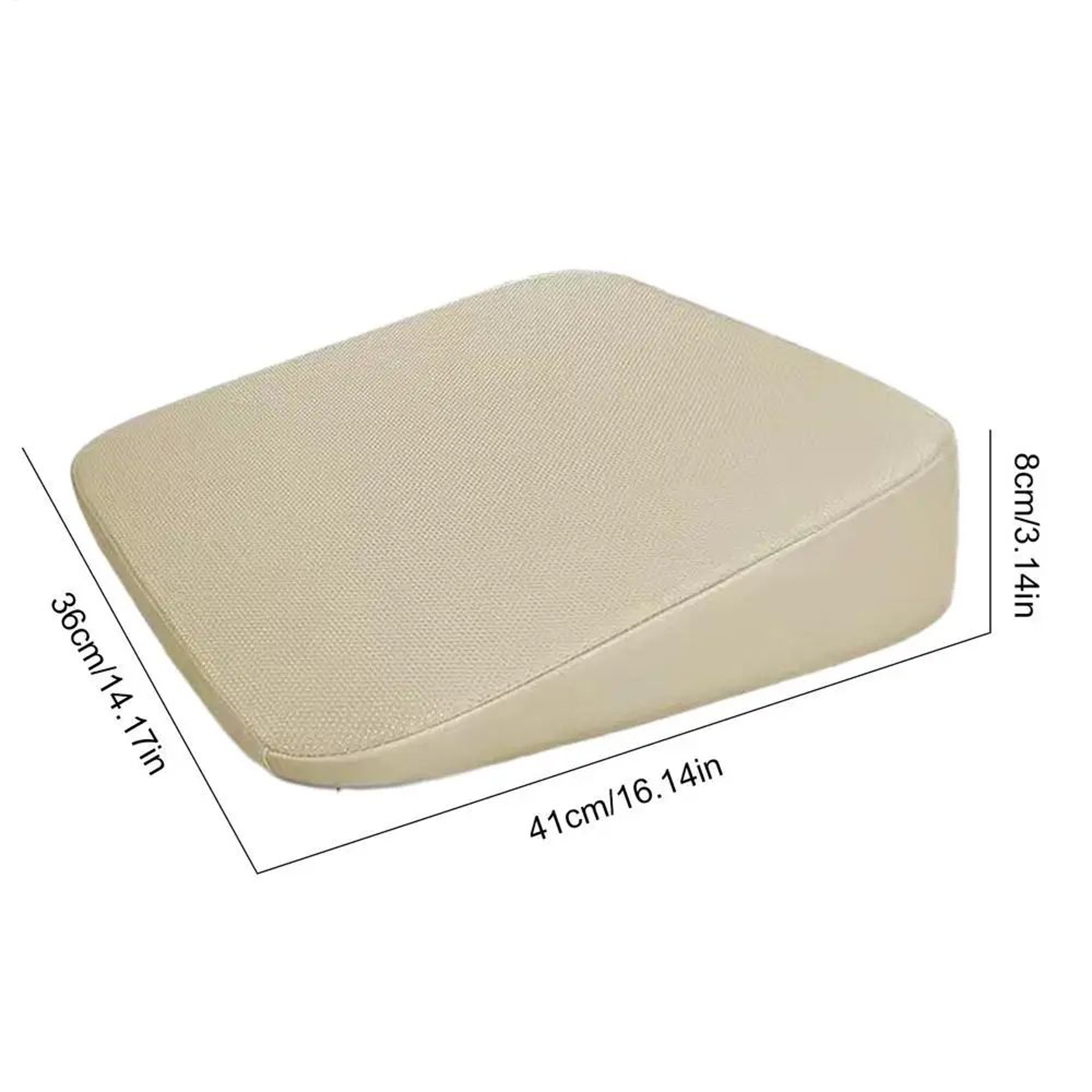 Universal Wedge Car Seat Cushion For Comfortable Driving And Added Height 10