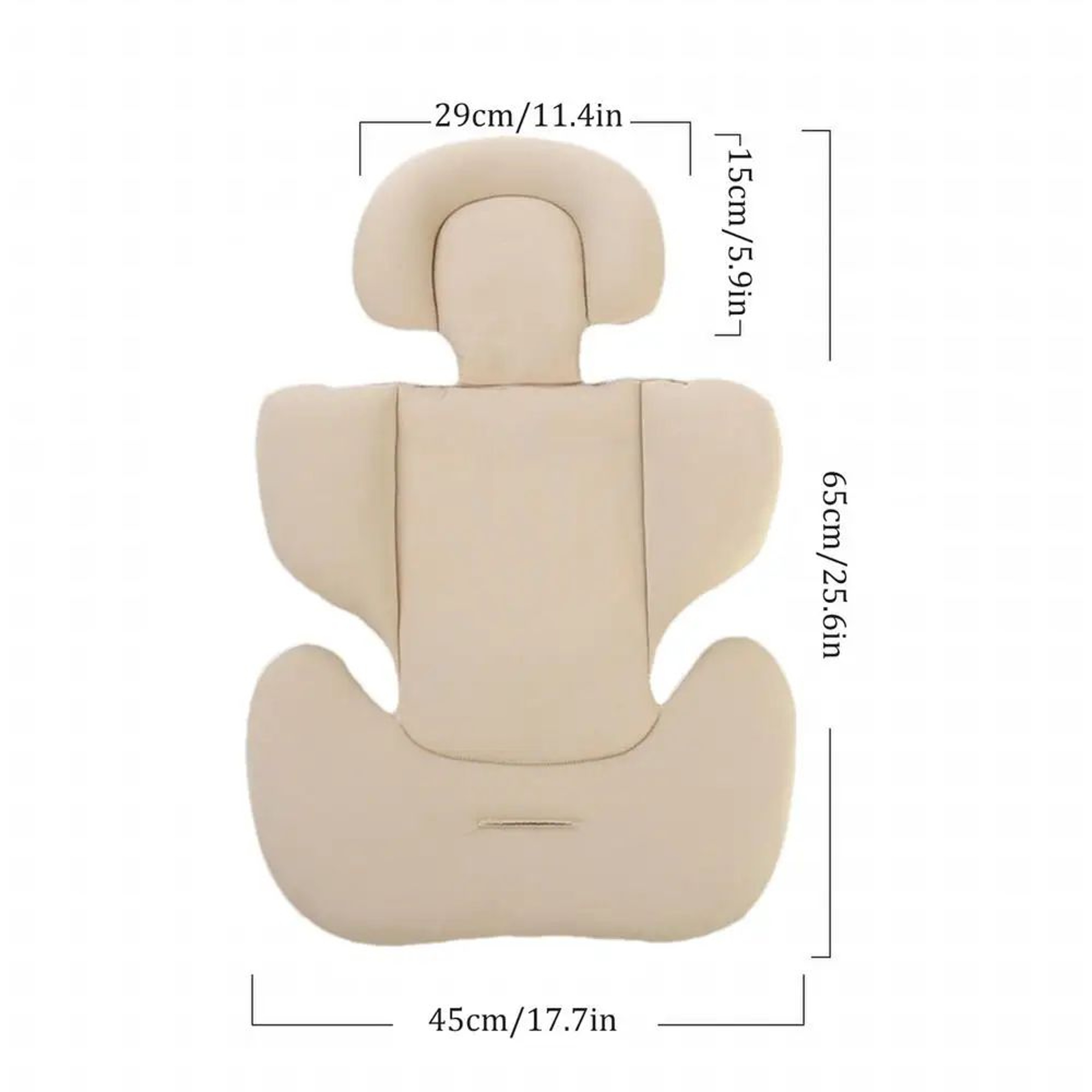 Soft Baby Stroller Cushion With Head And Body Support 9