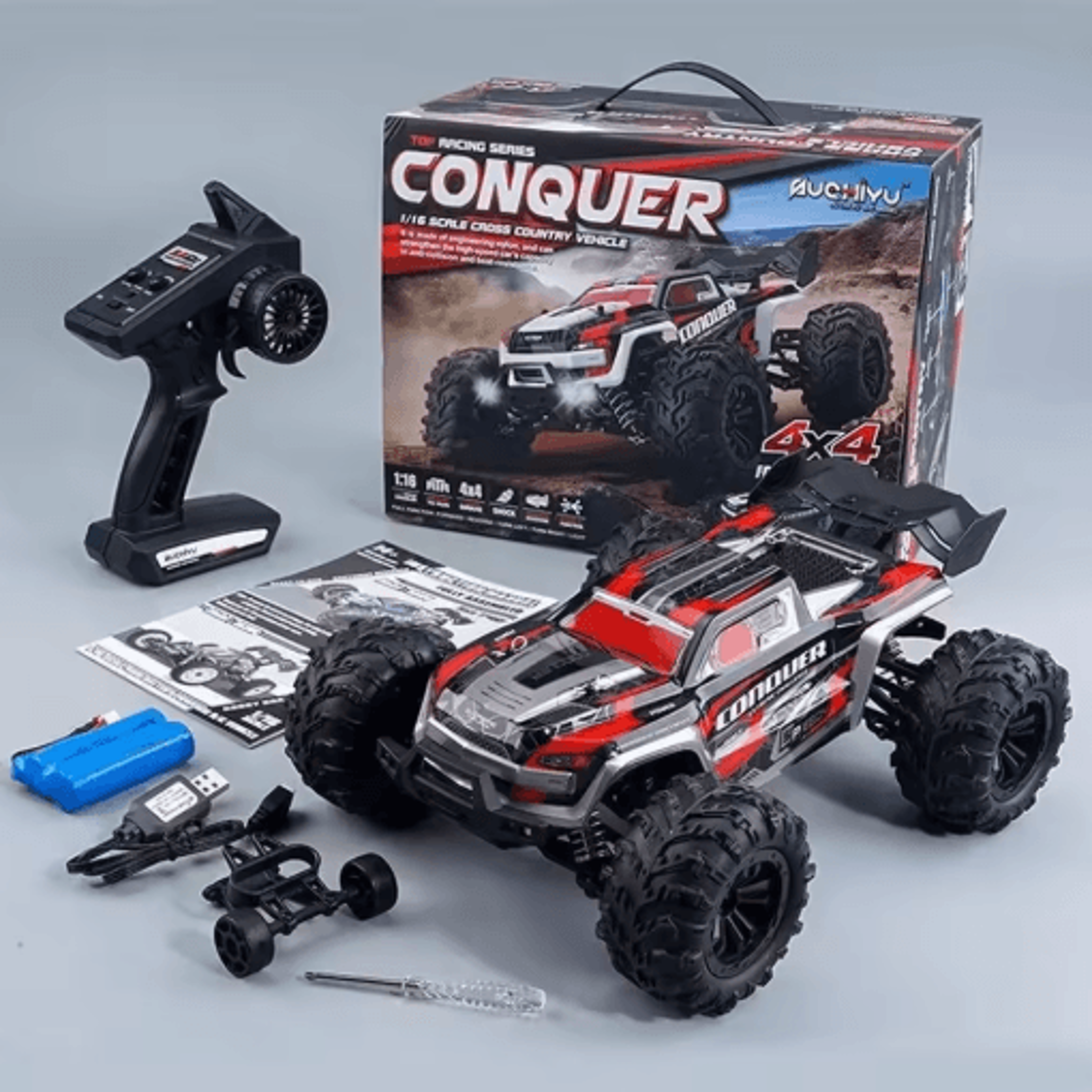 WLtoys 1 16 High Speed RC Monster Truck 50km H 4WD Off Road Remote Control Car 4