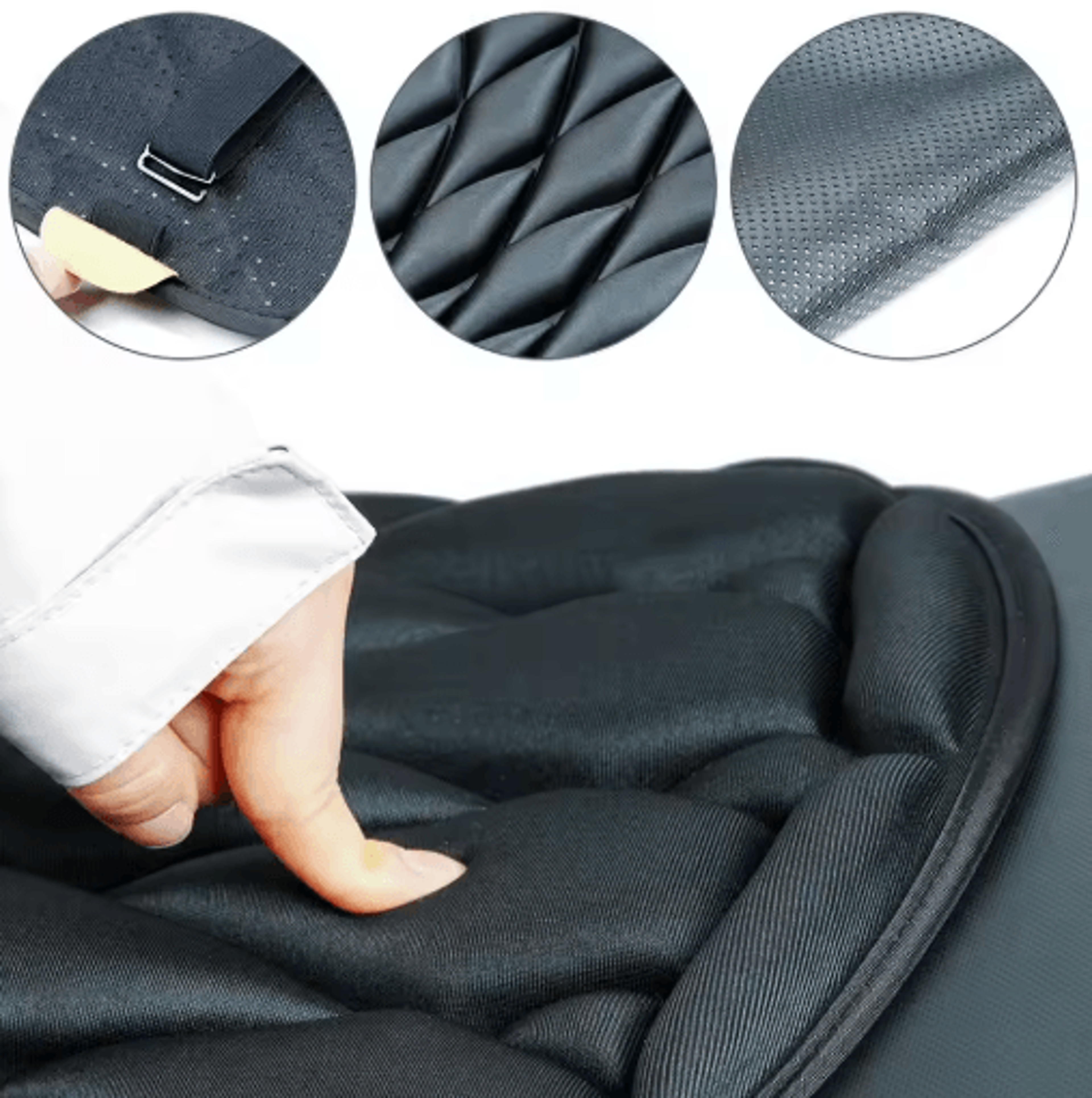 Motorcycle Seat Cushion Pad Breathable Shock Absorbing Comfort For Long Rides 5