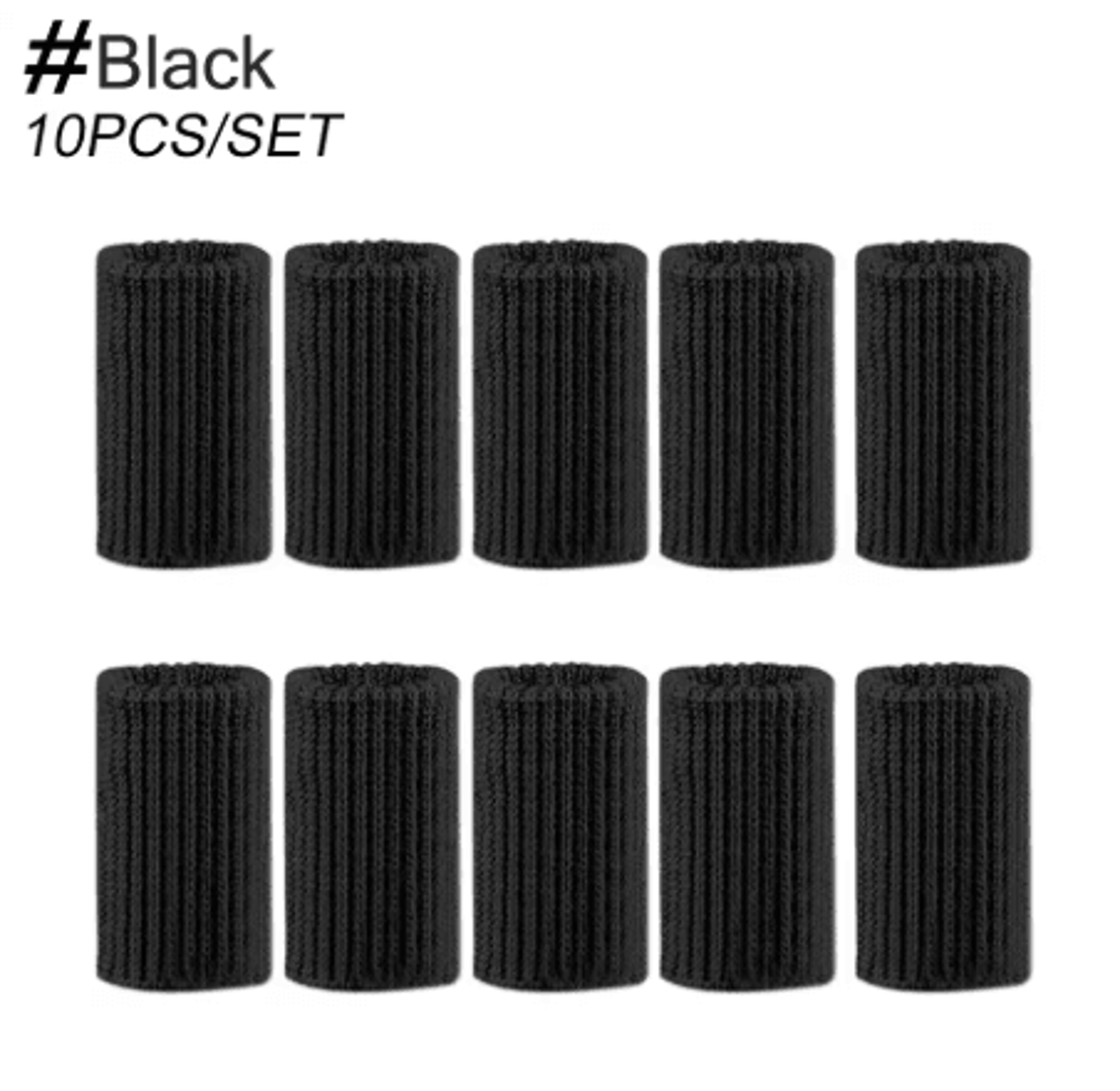 10 Pack Finger Brace Splints Breathable Elastic Thumb And Finger Support Stabilizers For Golf 7