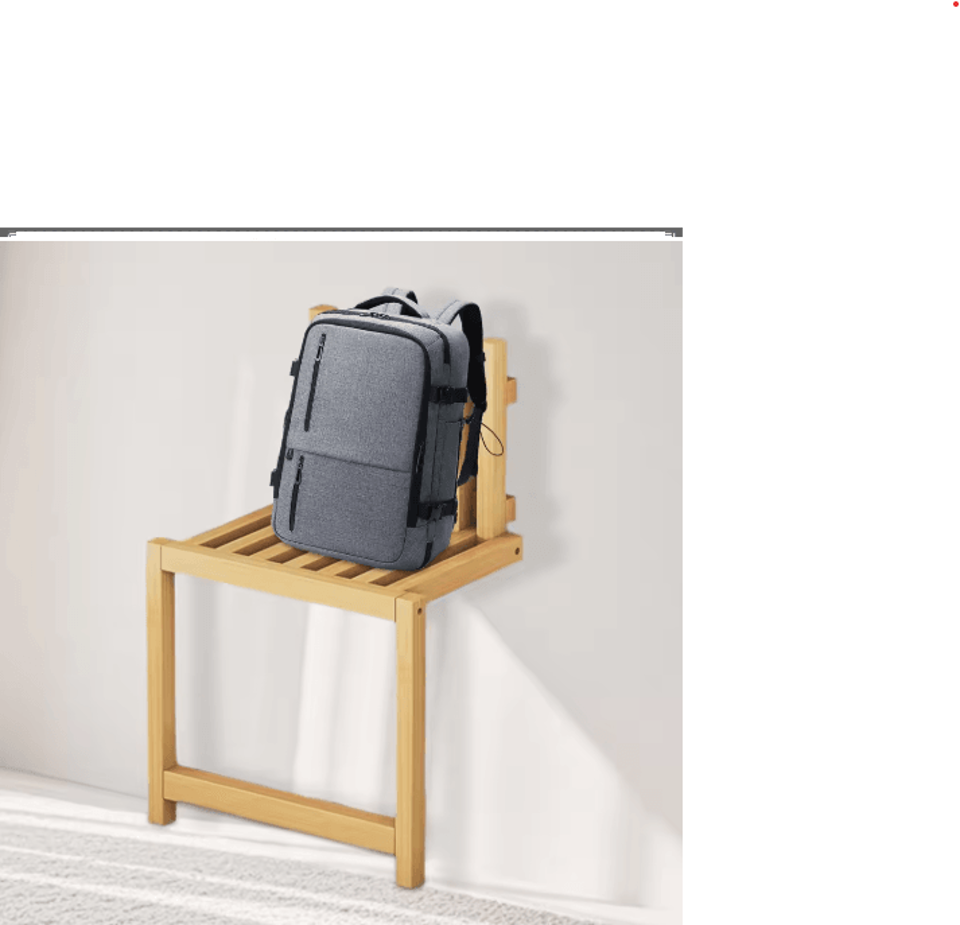 Foldable Bamboo Shoe Stool Wall Mounted Waterproof Shower Seat For Small Spaces 5