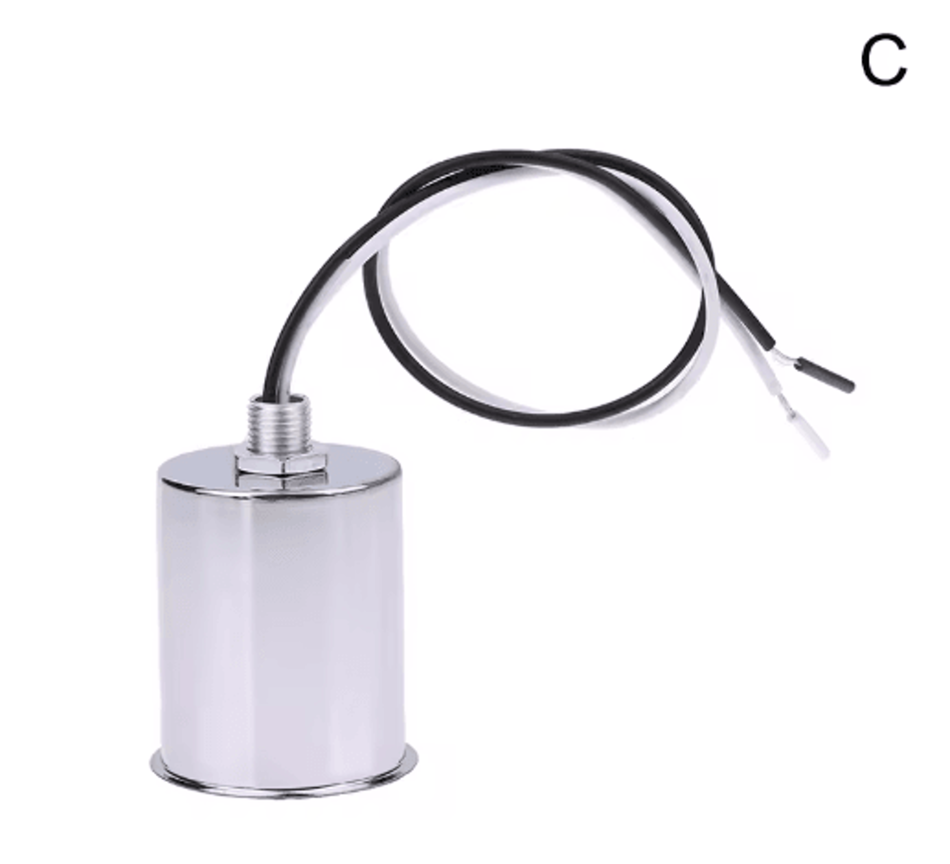 E27 Ceramic Screw Light Socket Round LED Filament Lamp Holder For Indoor Use 4
