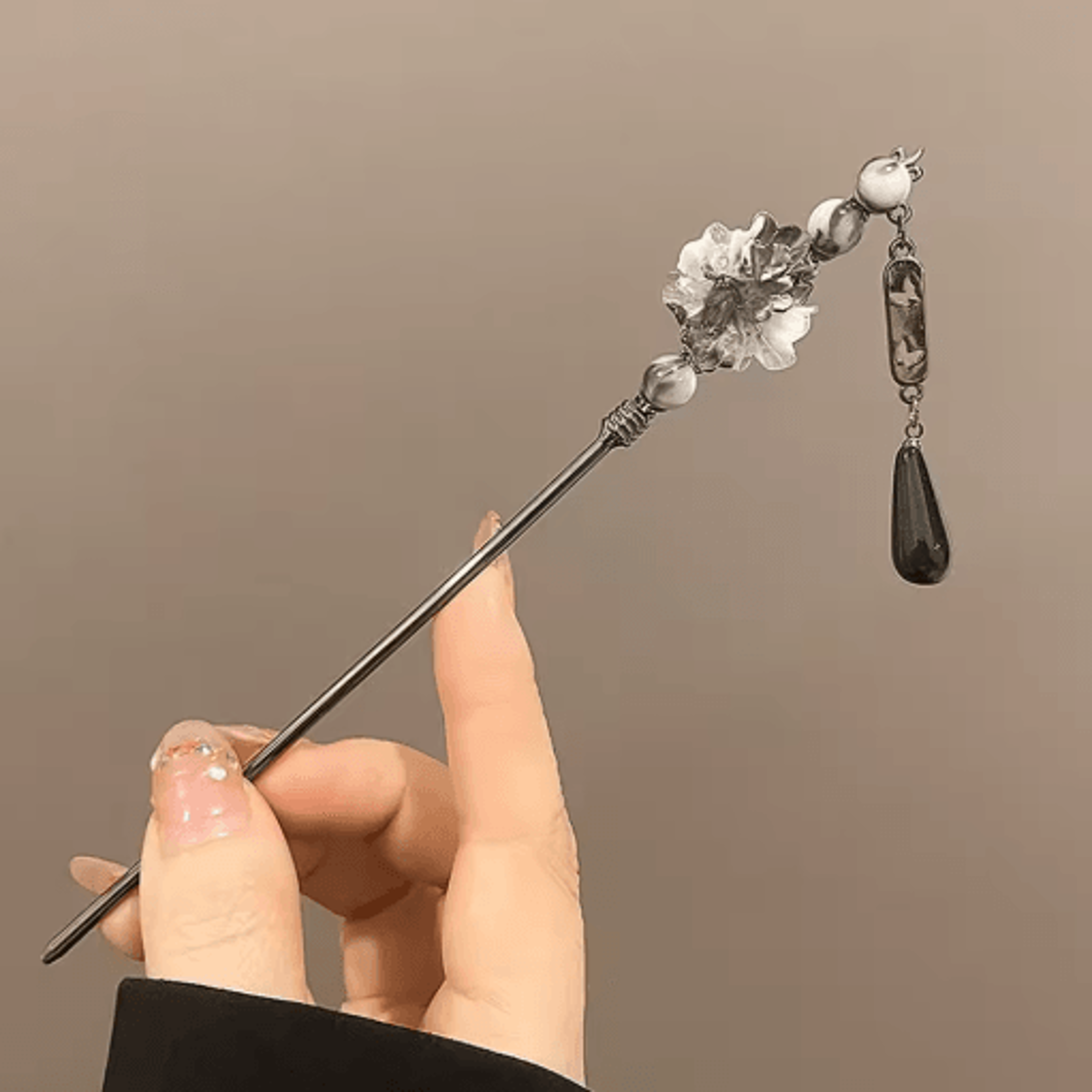 Chinese Style U Shape Hair Stick Vintage Hairpin Accessory For Women With Long Hair 7