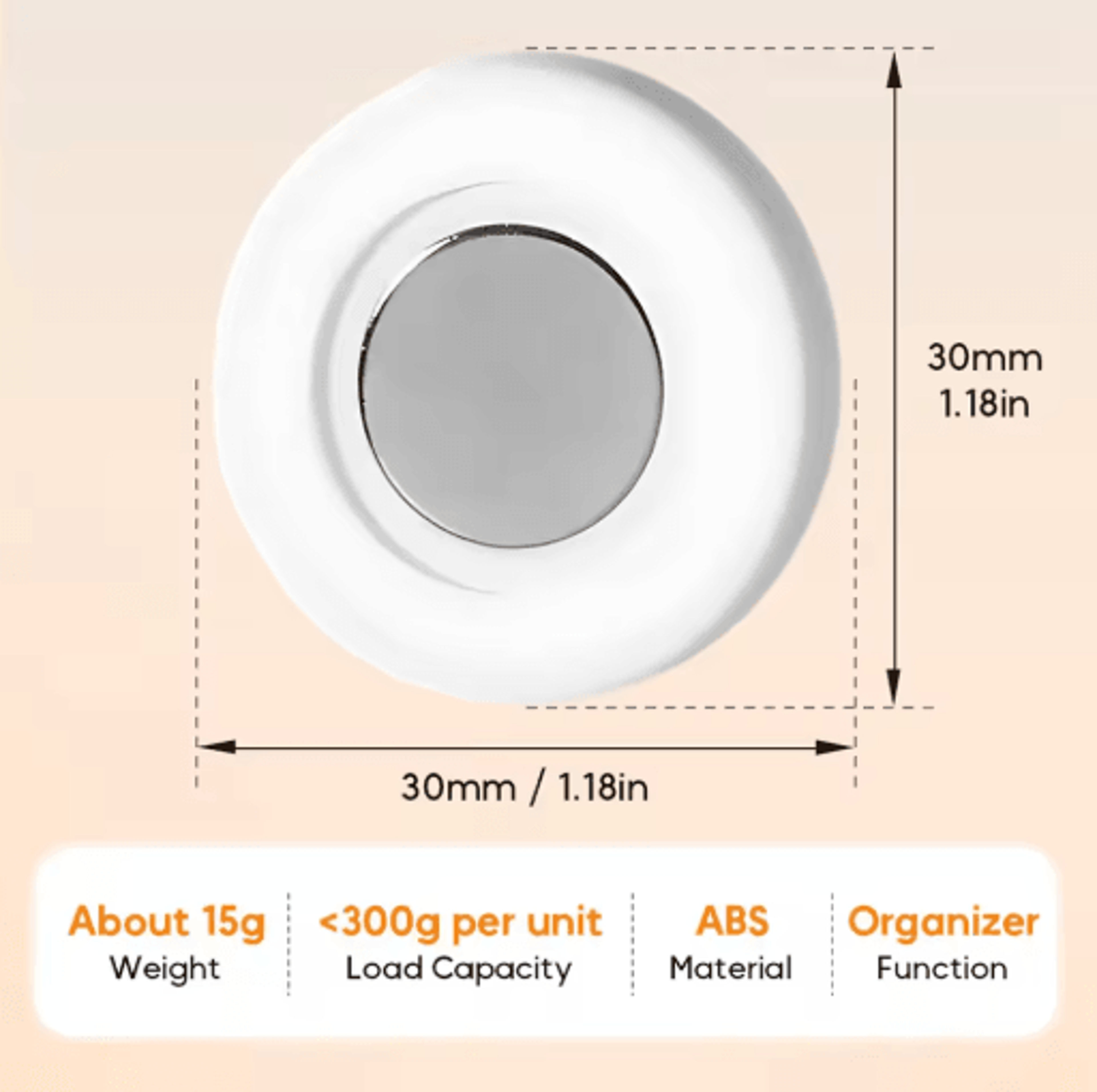 Strong Magnetic Remote Control Holder Self Adhesive Magnet Hook For Home Office And School 8