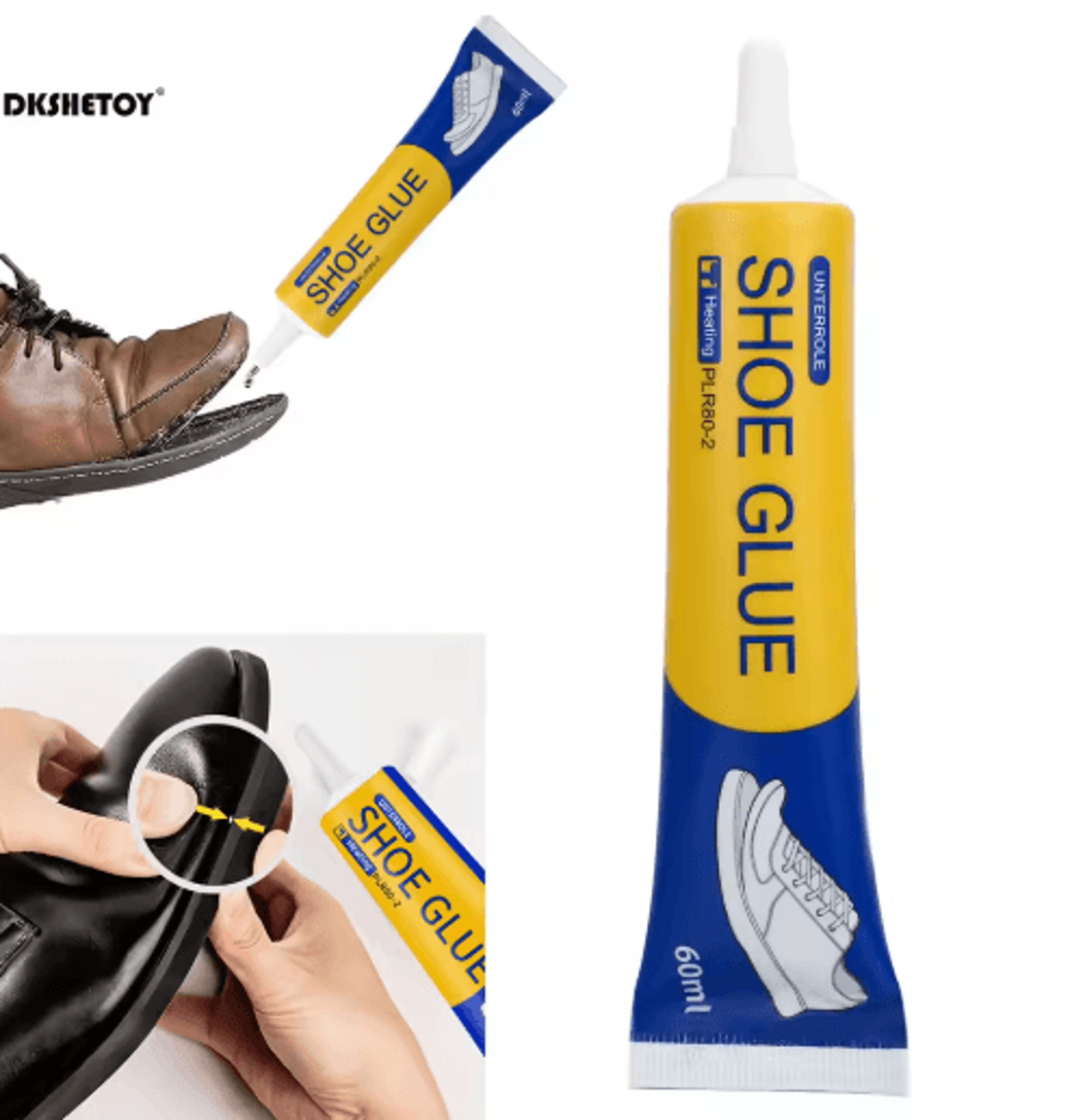 60ml Super Strong Shoe Glue Waterproof Universal Repair Adhesive For Sneakers Boots And Leather 1
