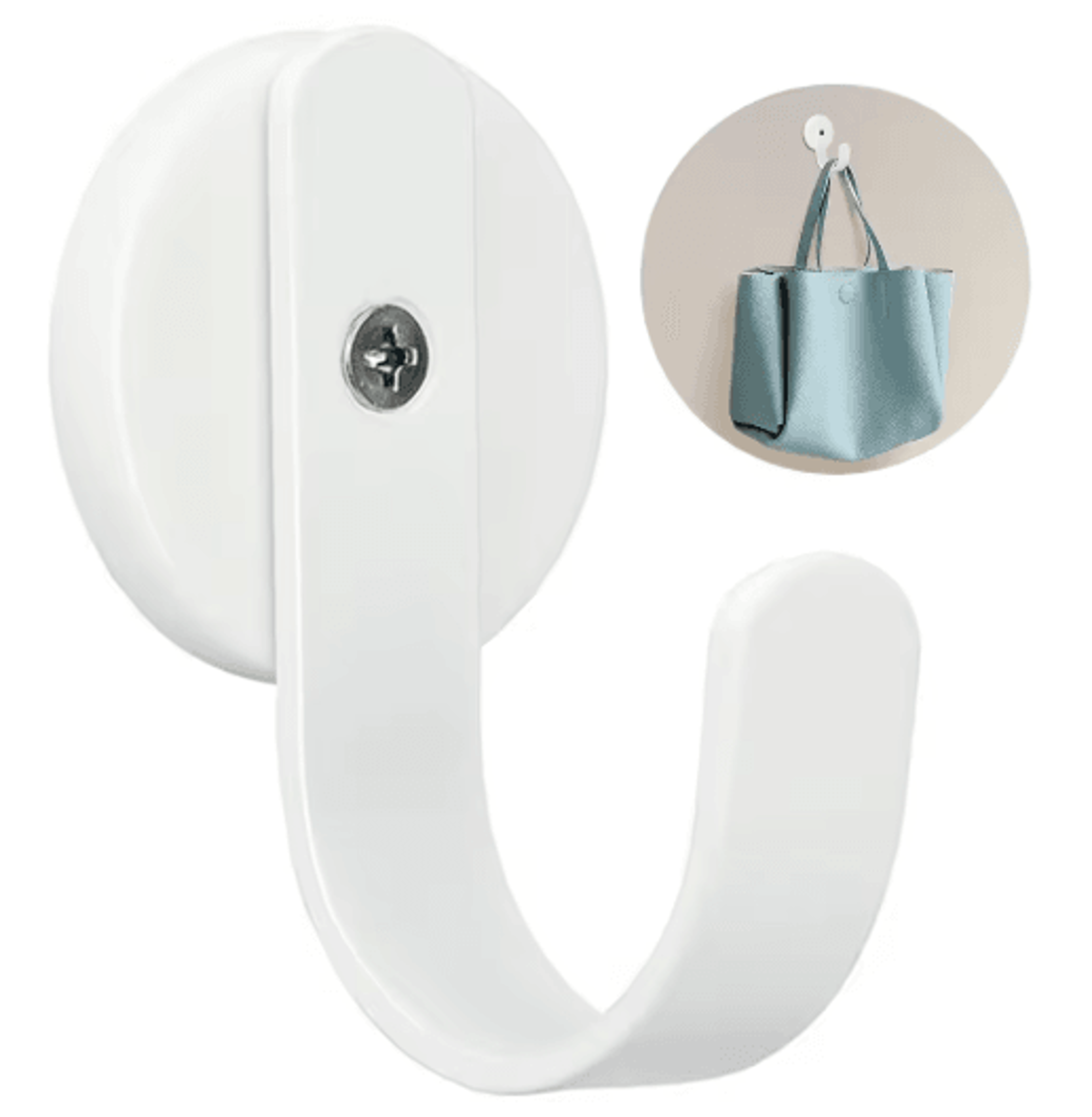 Heavy Duty Magnetic Towel Hook Strong Metal Hooks For Bathroom Kitchen And Fridge 1 2 4 PCS 3