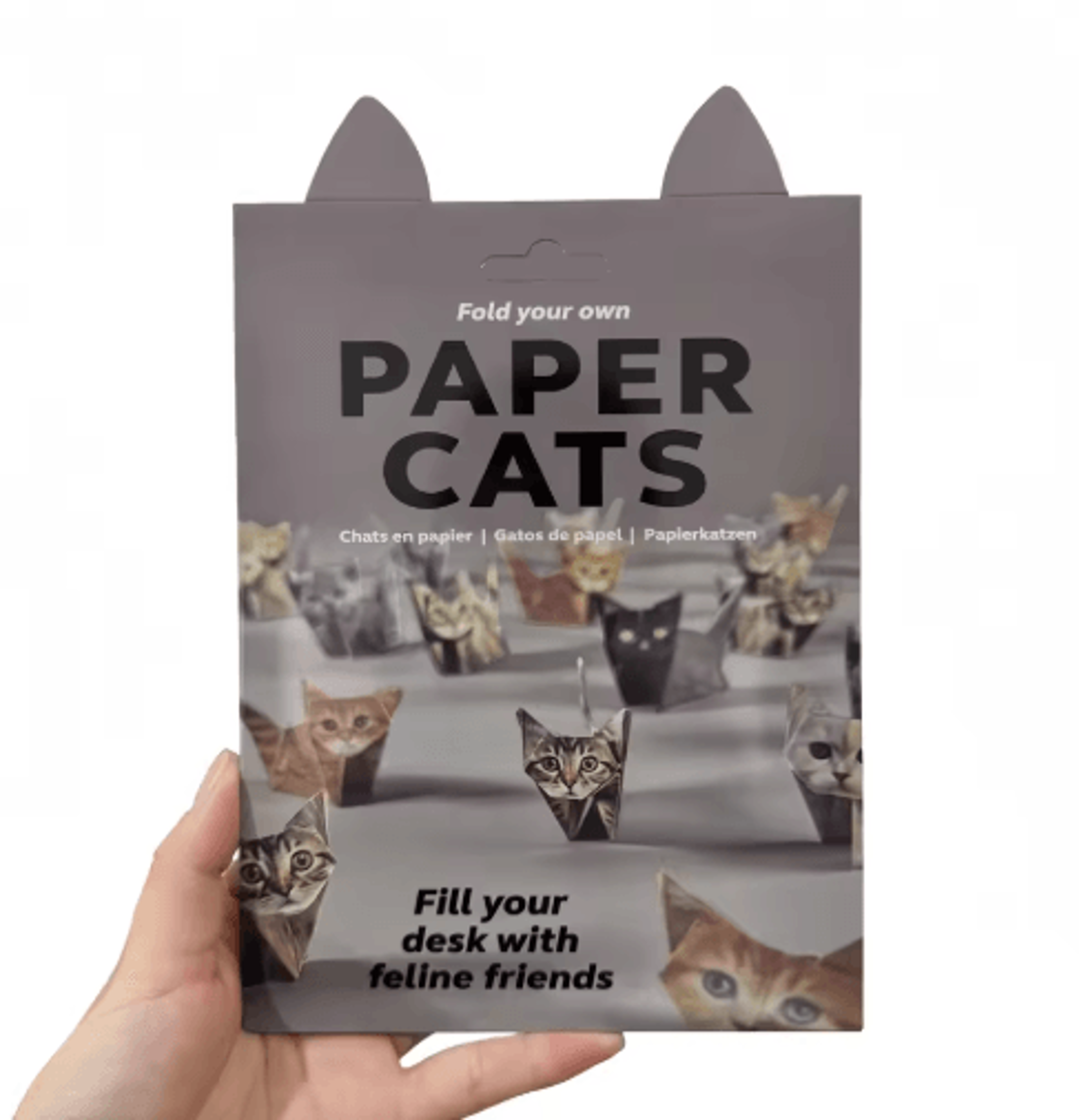 Paper Cats Origami Kit Fold Your Own Cute Cats DIY Paper Craft Set For Home Decor 2