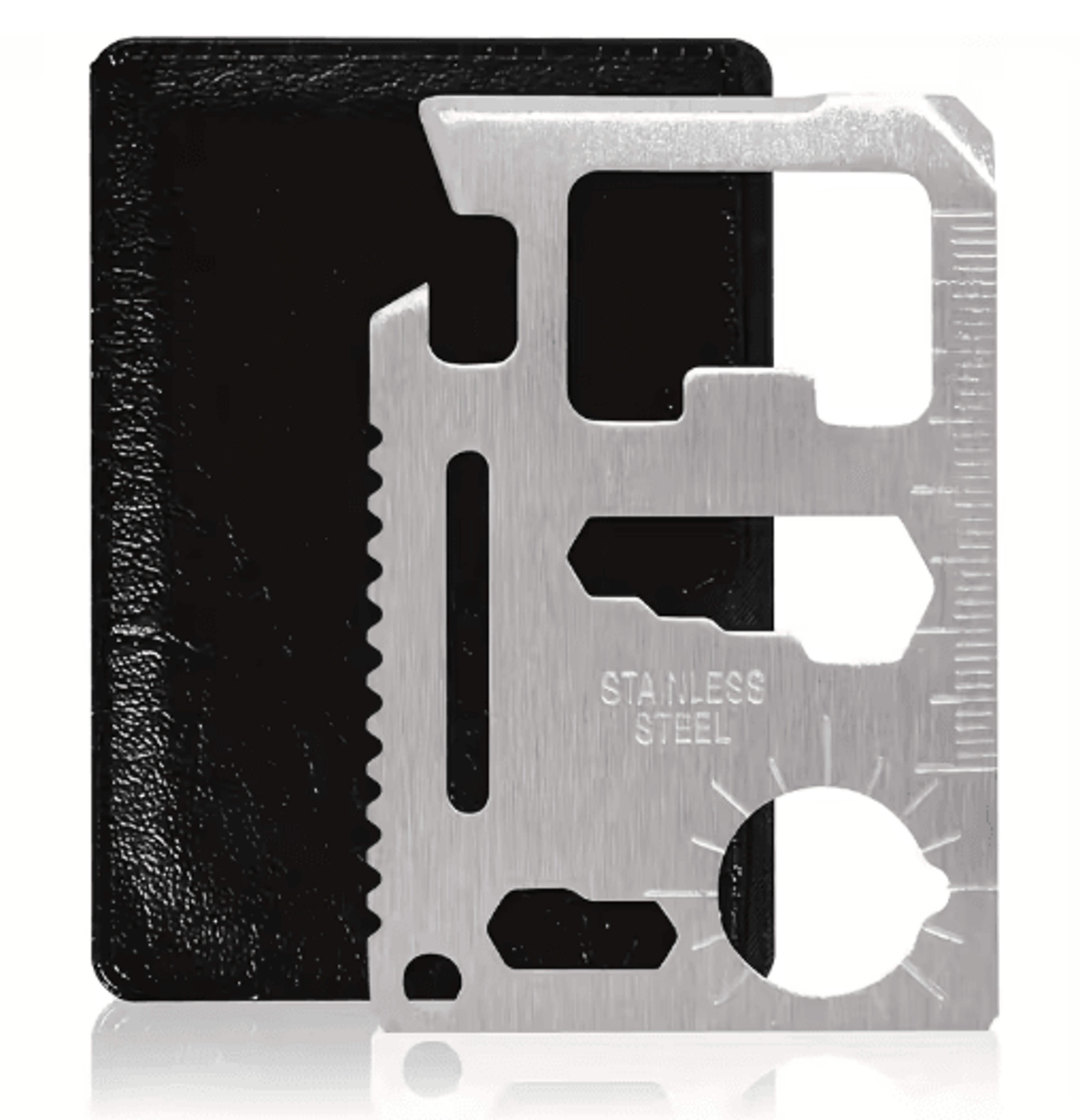 11 In 1 Credit Card Multi Tool Wallet Size Survival Tool With Knife And Bottle Opener 1