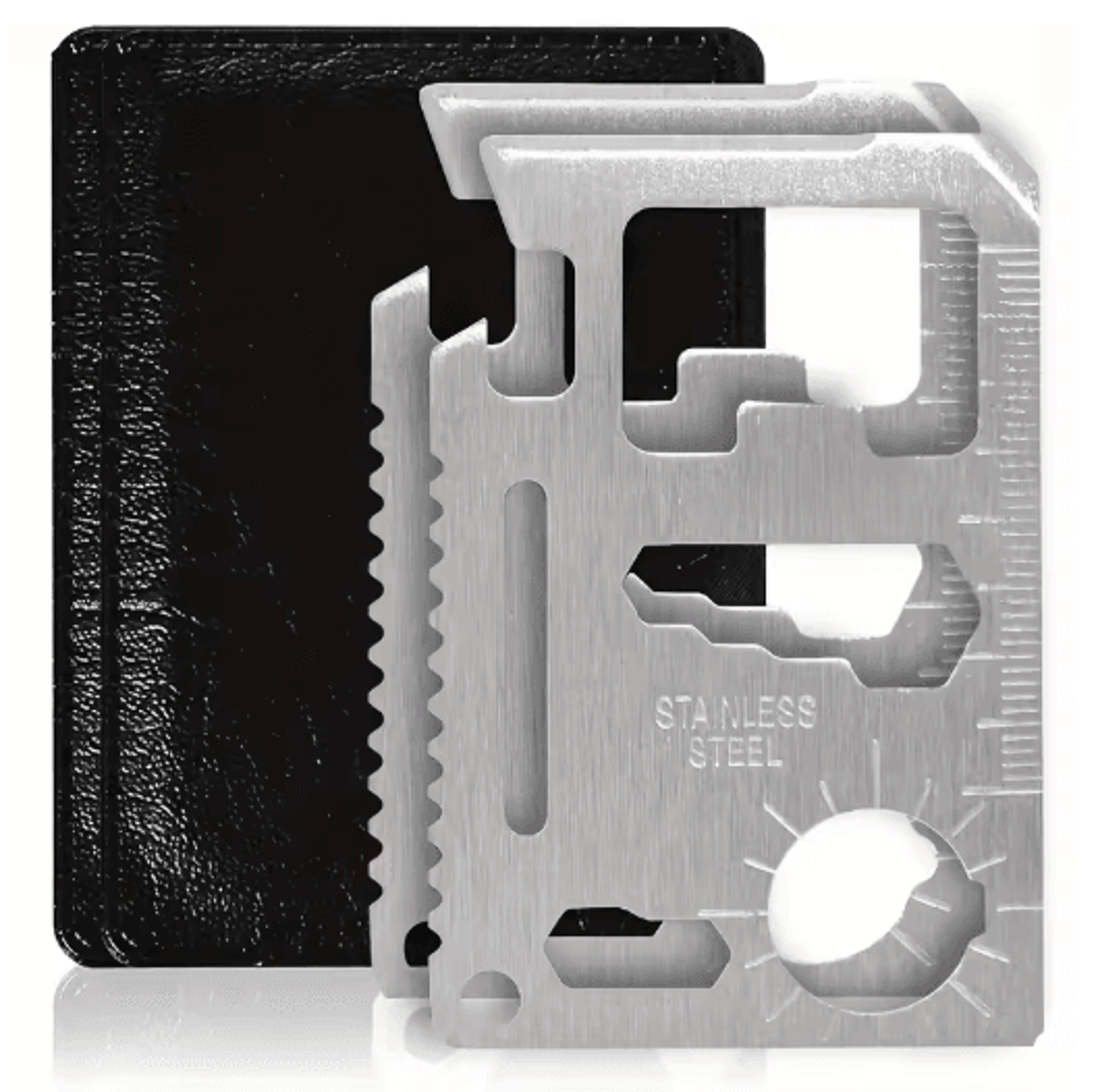 11 In 1 Credit Card Multi Tool Wallet Size Survival Tool With Knife And Bottle Opener 6