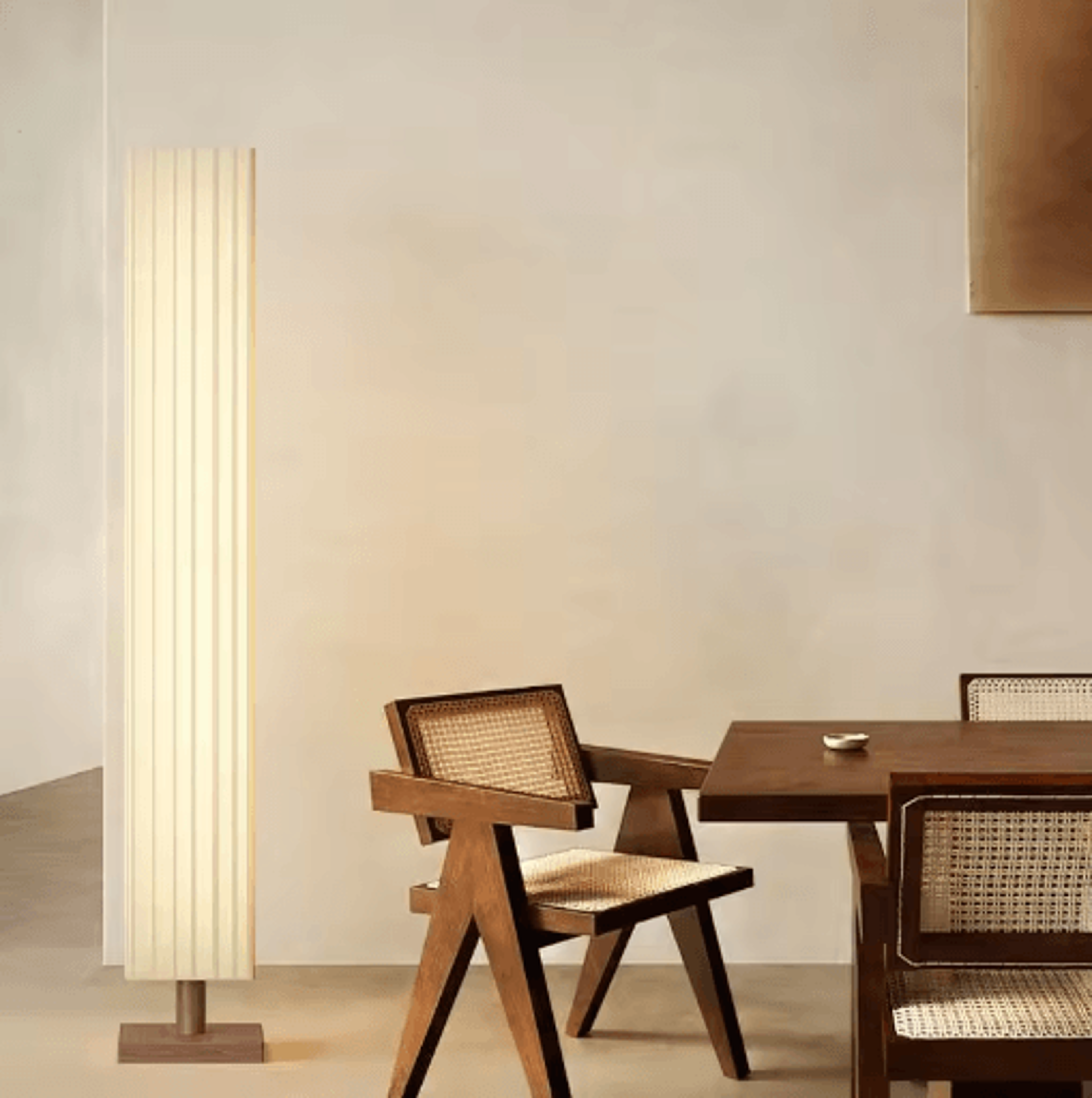 Fabric LED Floor Lamp Decorative Wooden Standing Light For Living Room And Bedroom 7