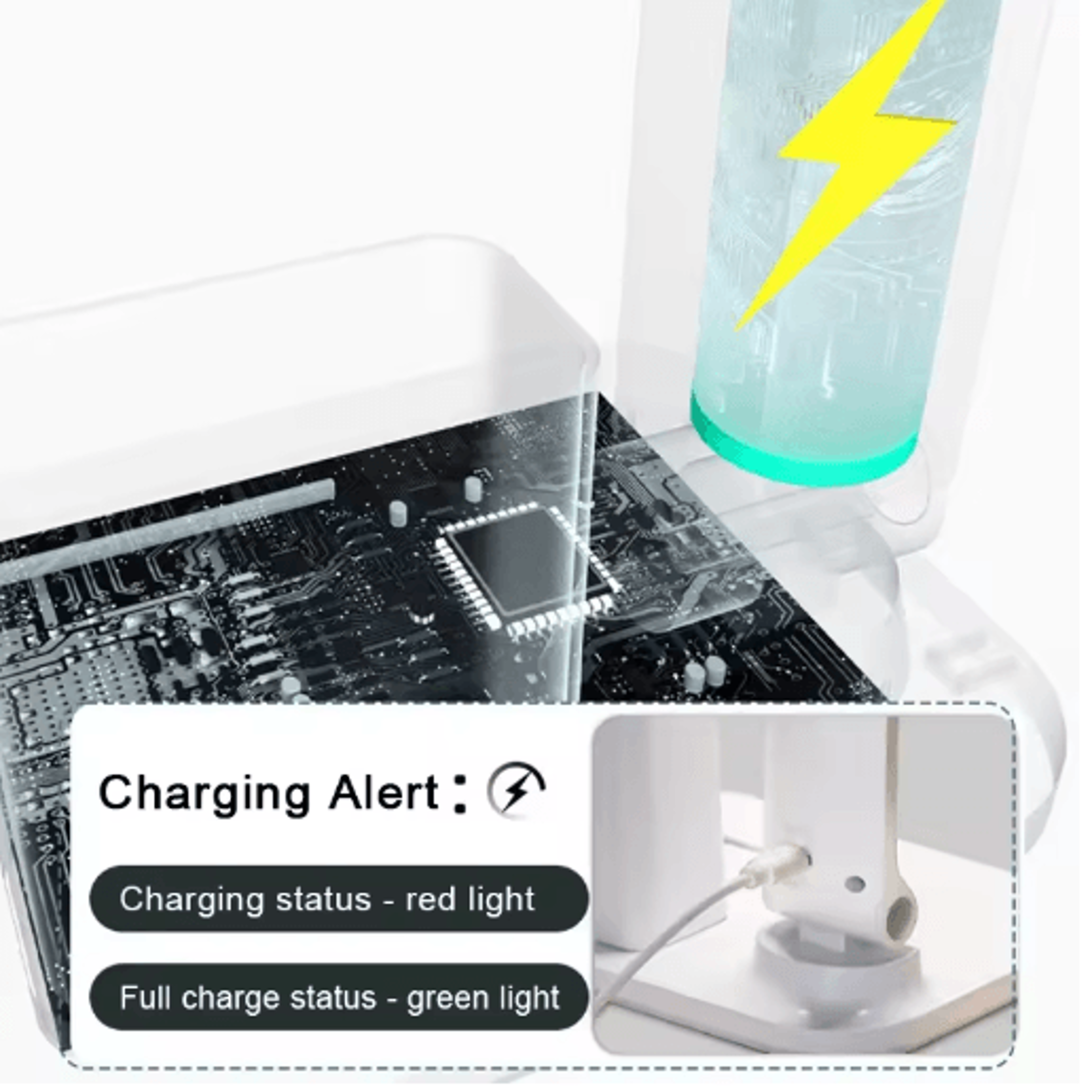 LED Desk Lamp 3 Level Dimmable Touch Night Light With USB Rechargeable Design 3