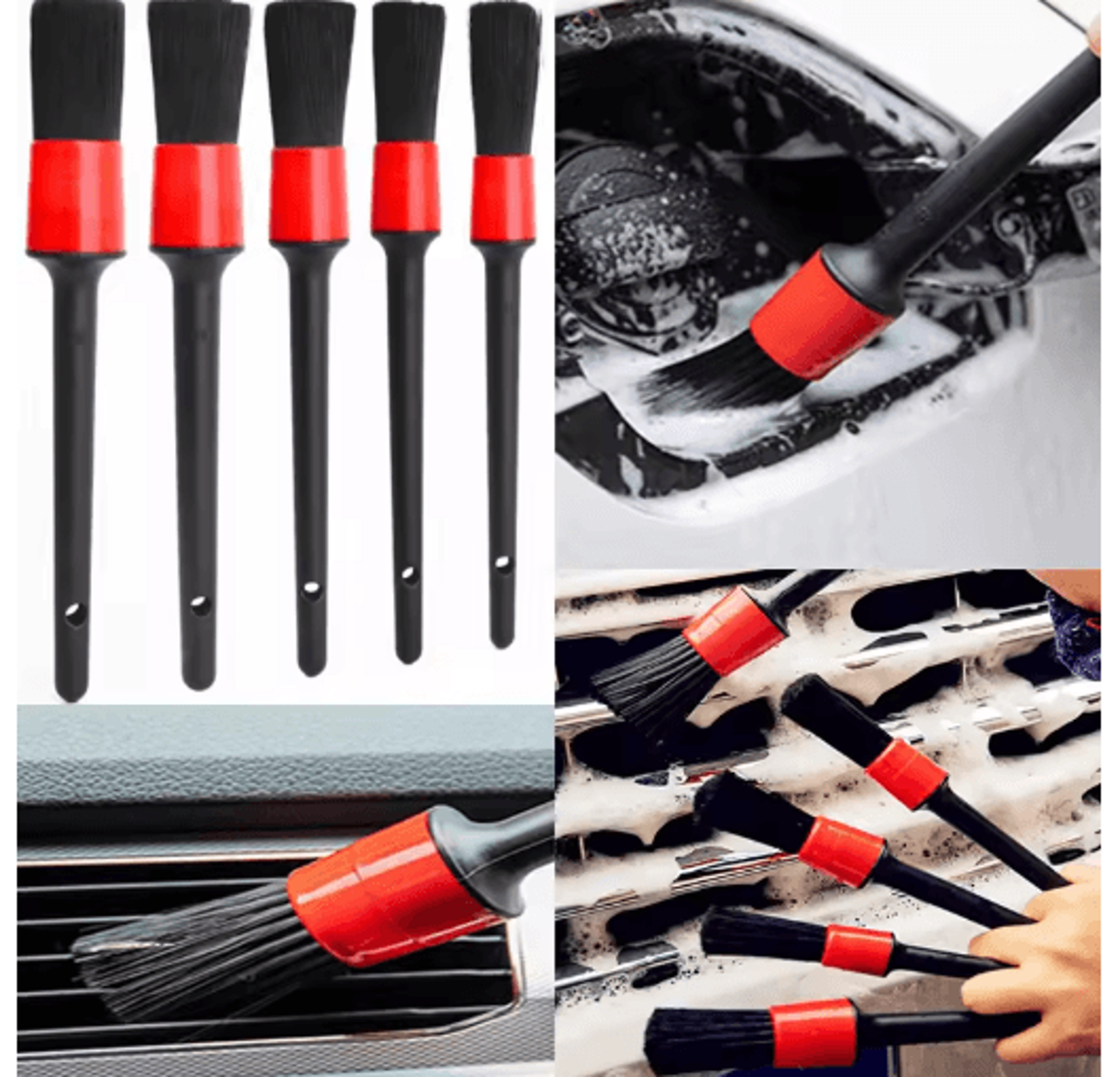 Car Interior Detailing Brush Kit  15Piece Automotive Cleaning Set 5