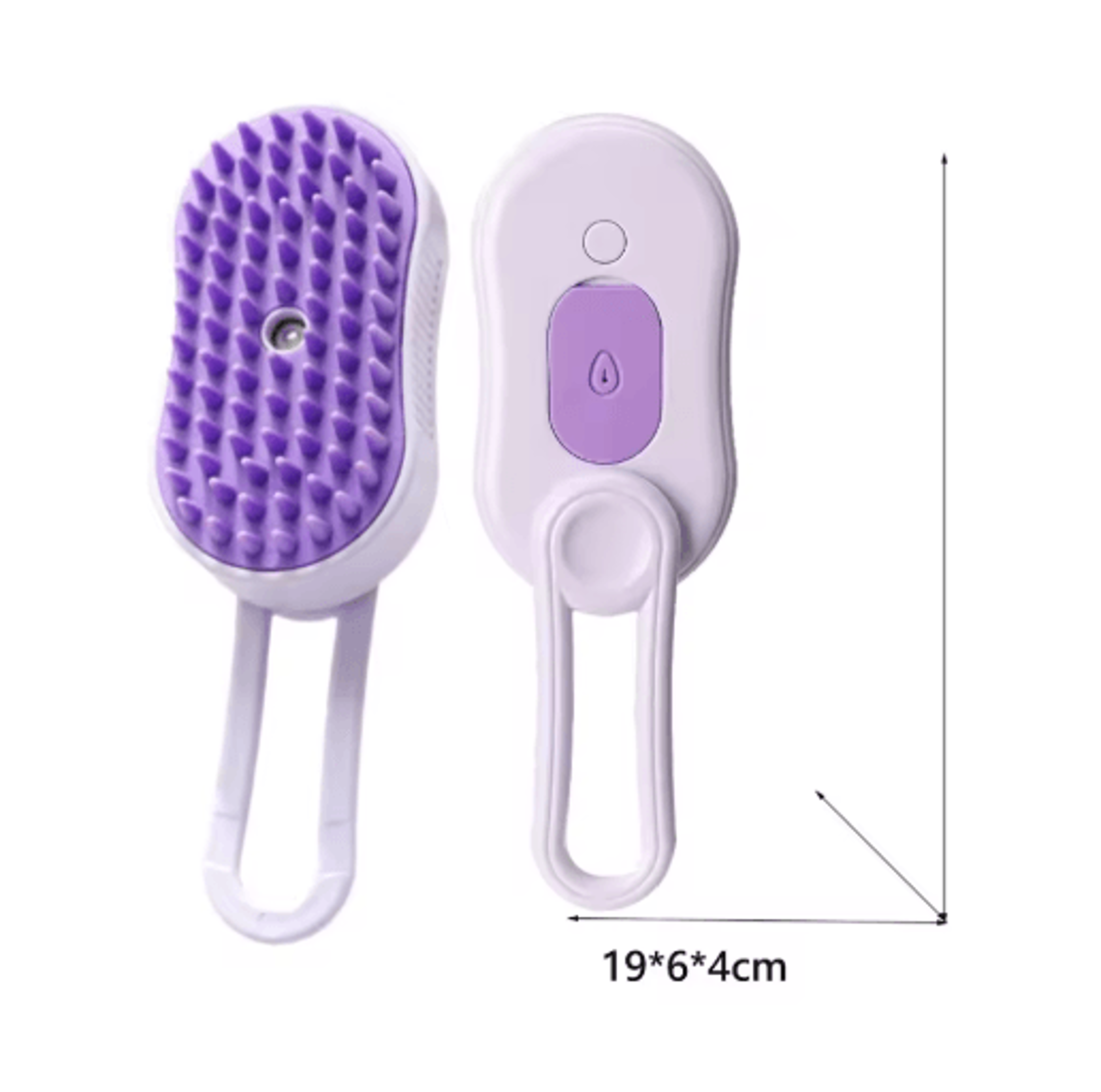 Newest Pet Steam Spray Grooming Comb  MultiFunctional Massage  Hair Removal Brush 2