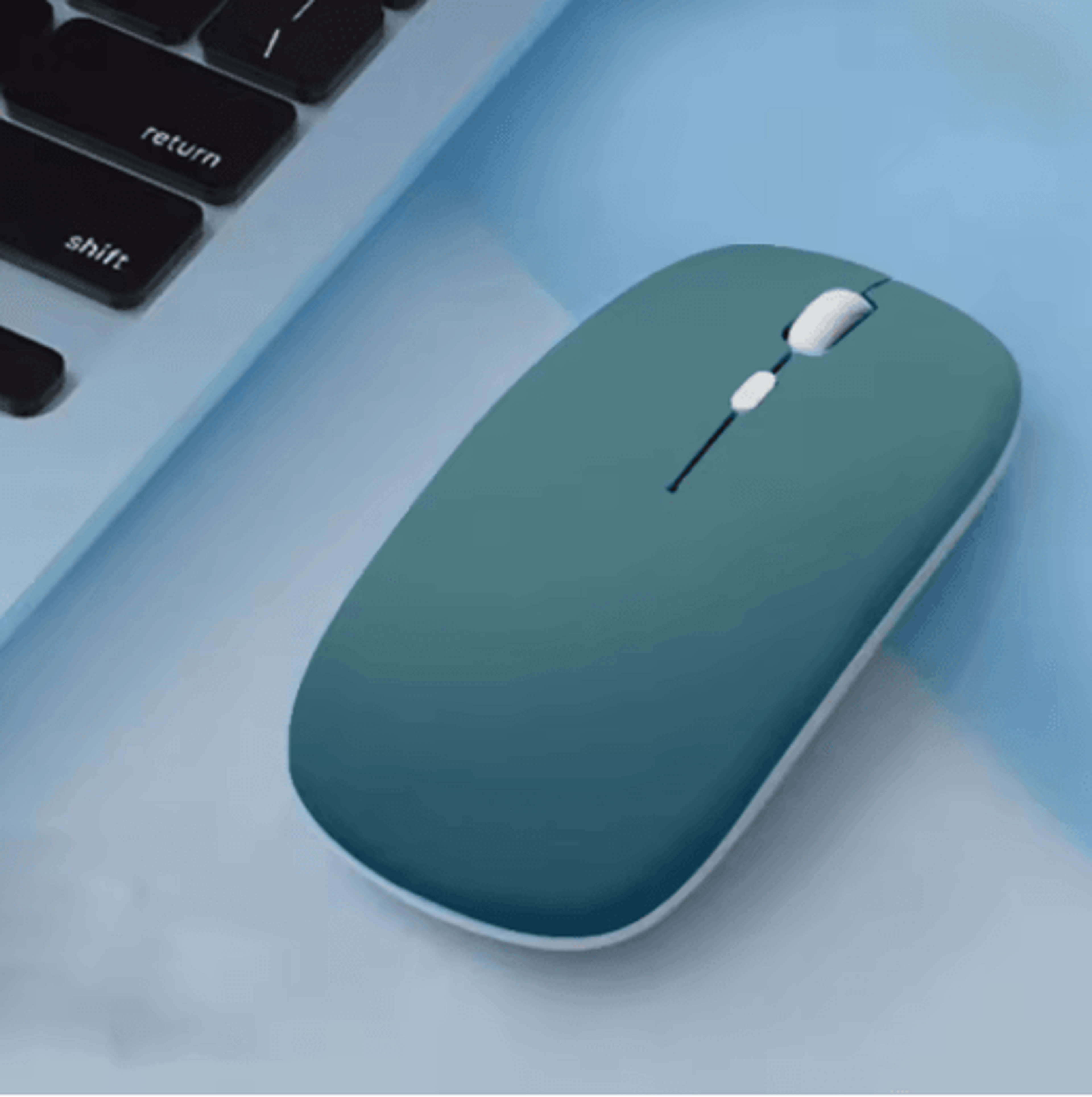 Silent Wireless Bluetooth Mouse Noiseless Optical Gaming Mouse For Laptop Tablet And IPad 5