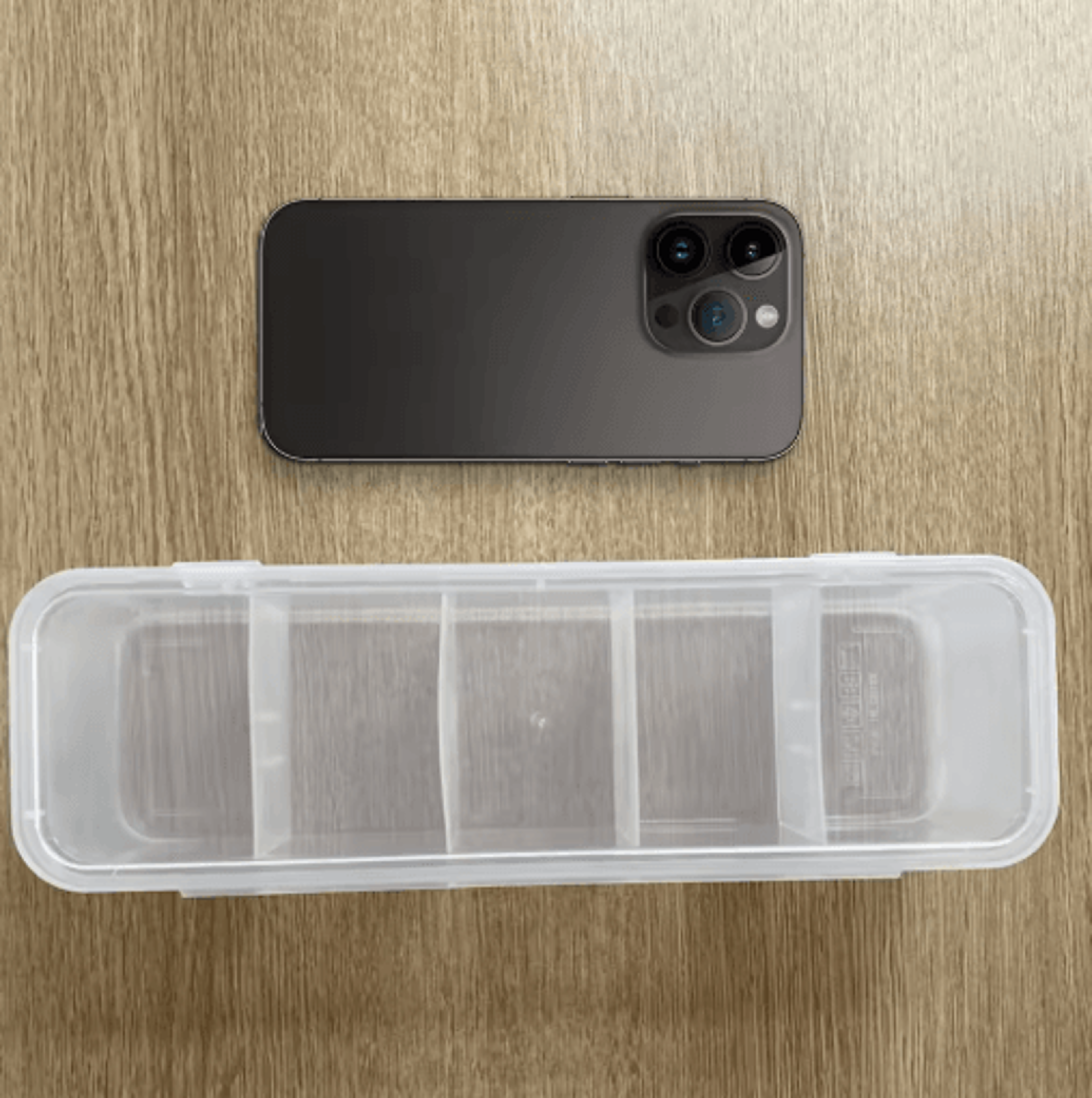 5 Compartment Plastic Jewelry And Hair Accessories Storage Box Desktop Organizer 4
