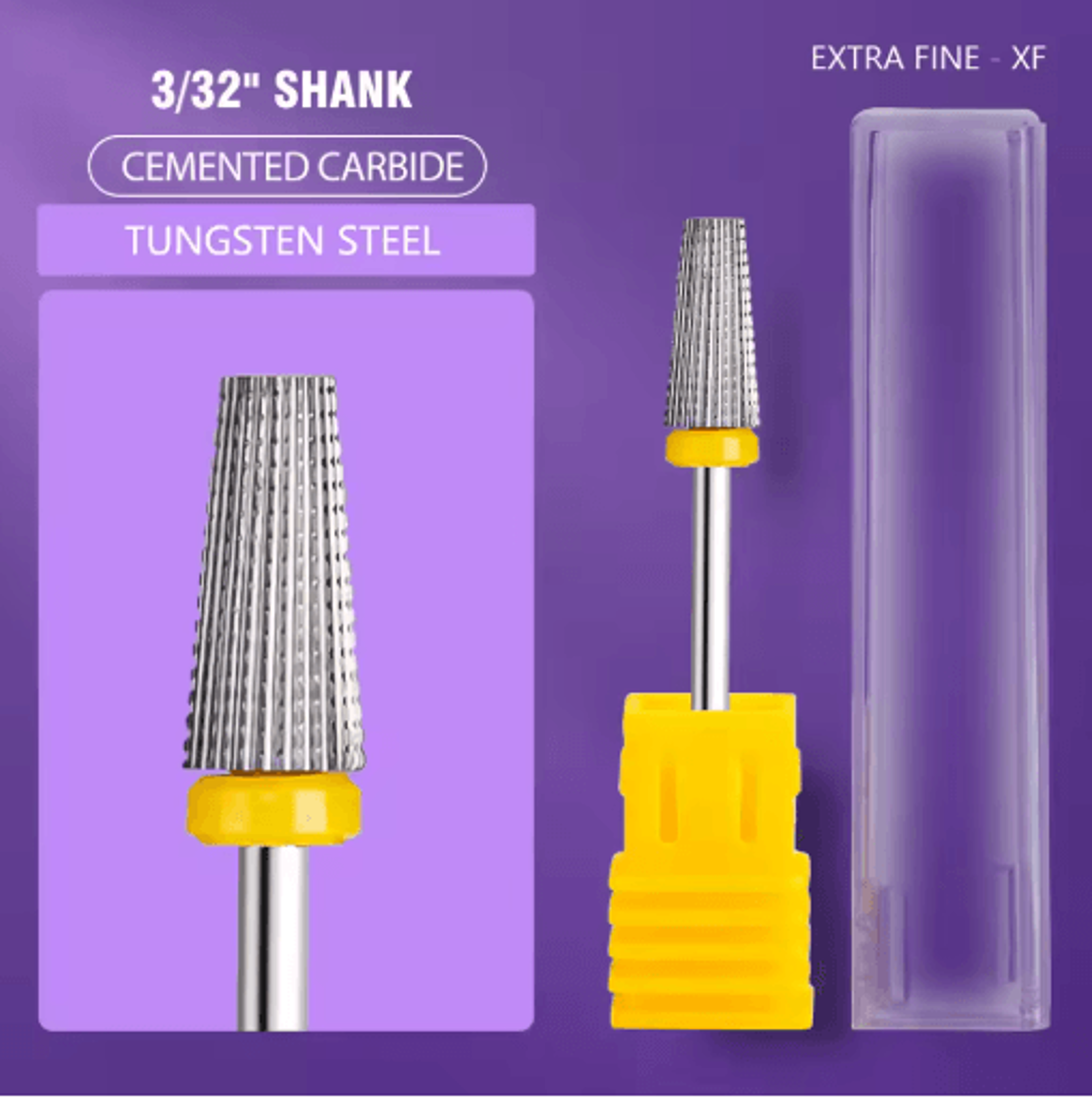 Professional Rotary Nail Drill Bit For Manicure And Pedicure Precision Burr Cutter 5