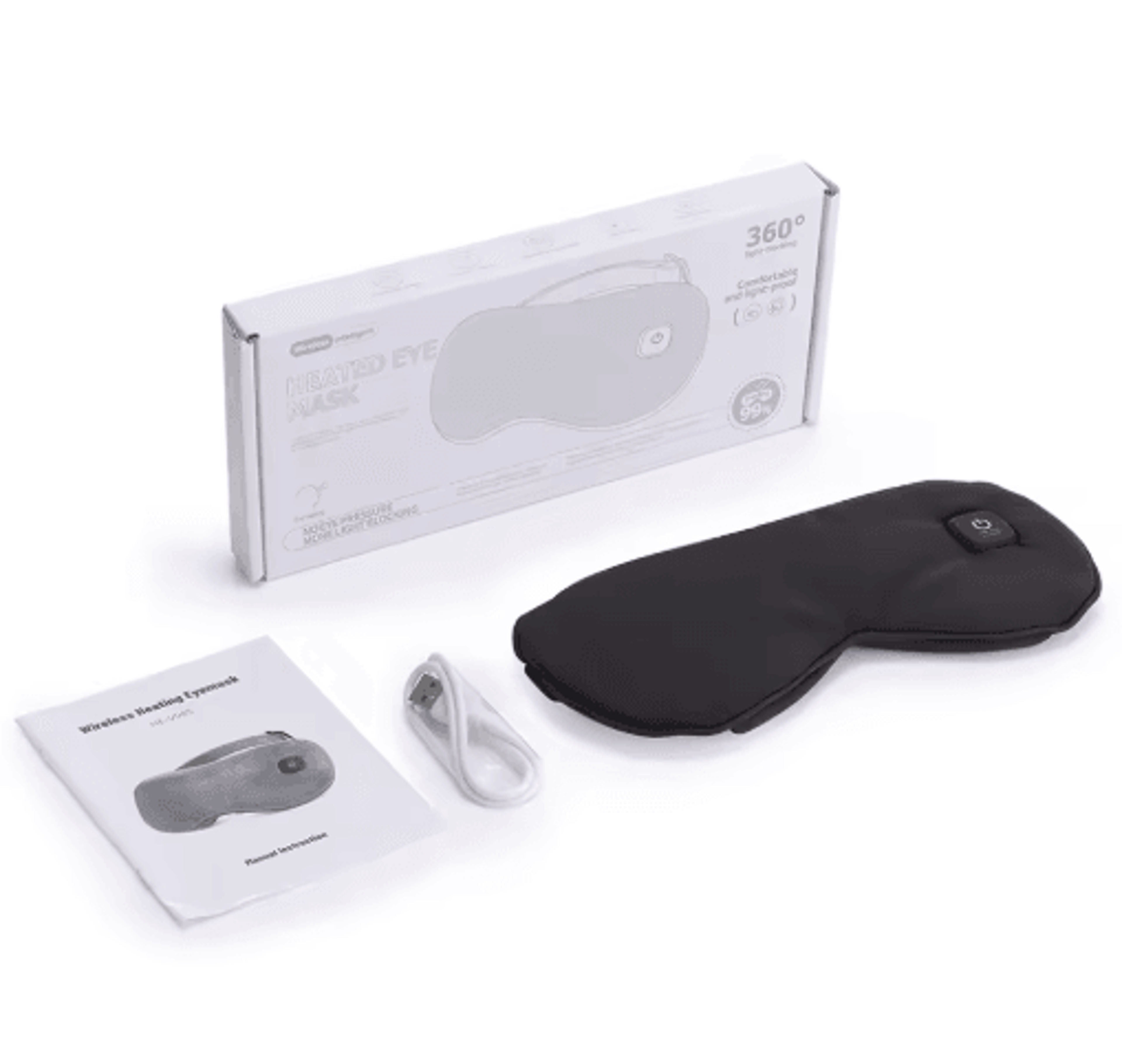 DreamEase Pro USB Heated Eye Mask With 3Mode Massage 3