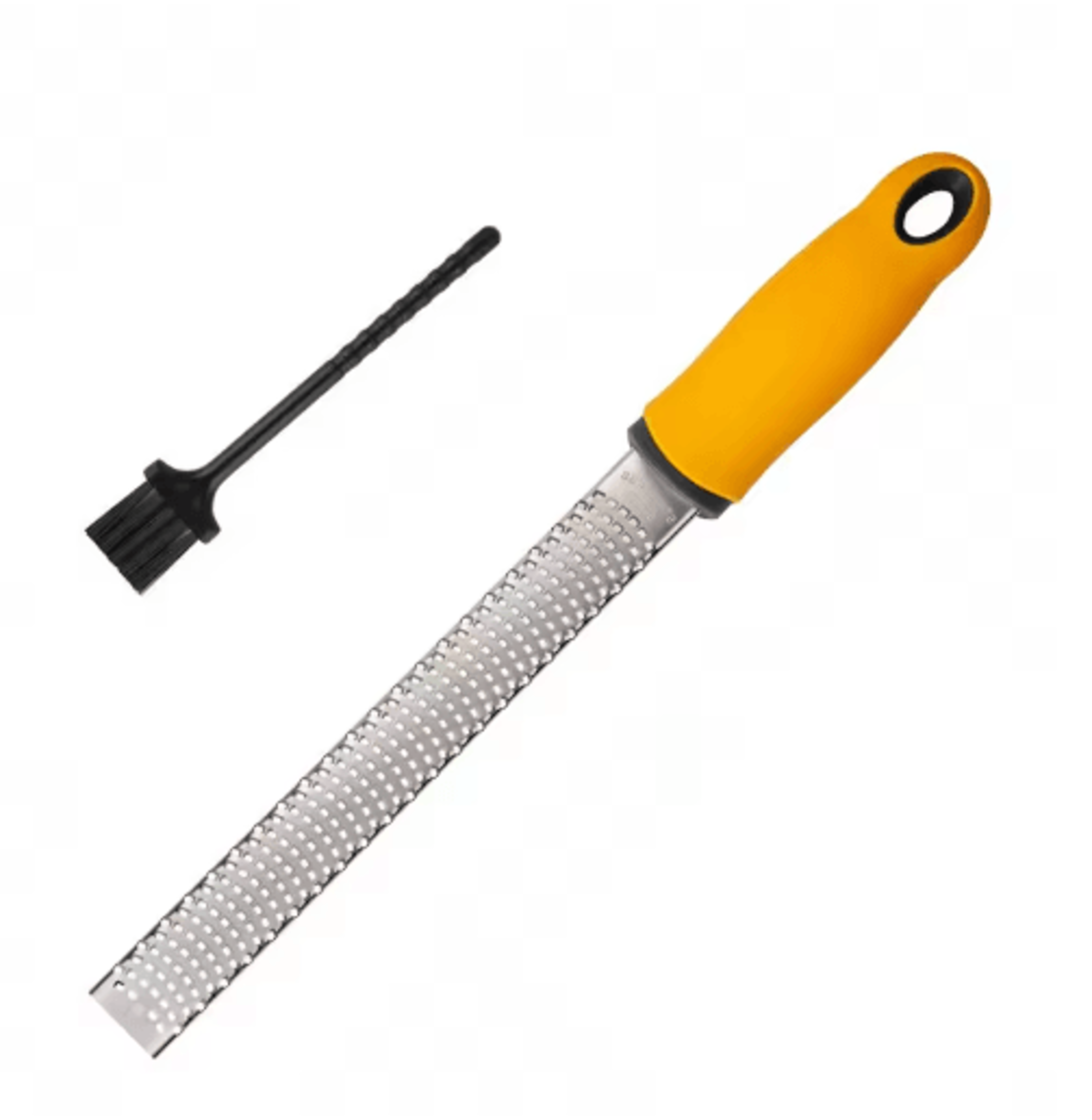 LMETJMA Stainless Steel Lemon Zester  Citrus Cheese Grater  Handheld Kitchen Zester For Garlic Ging 3