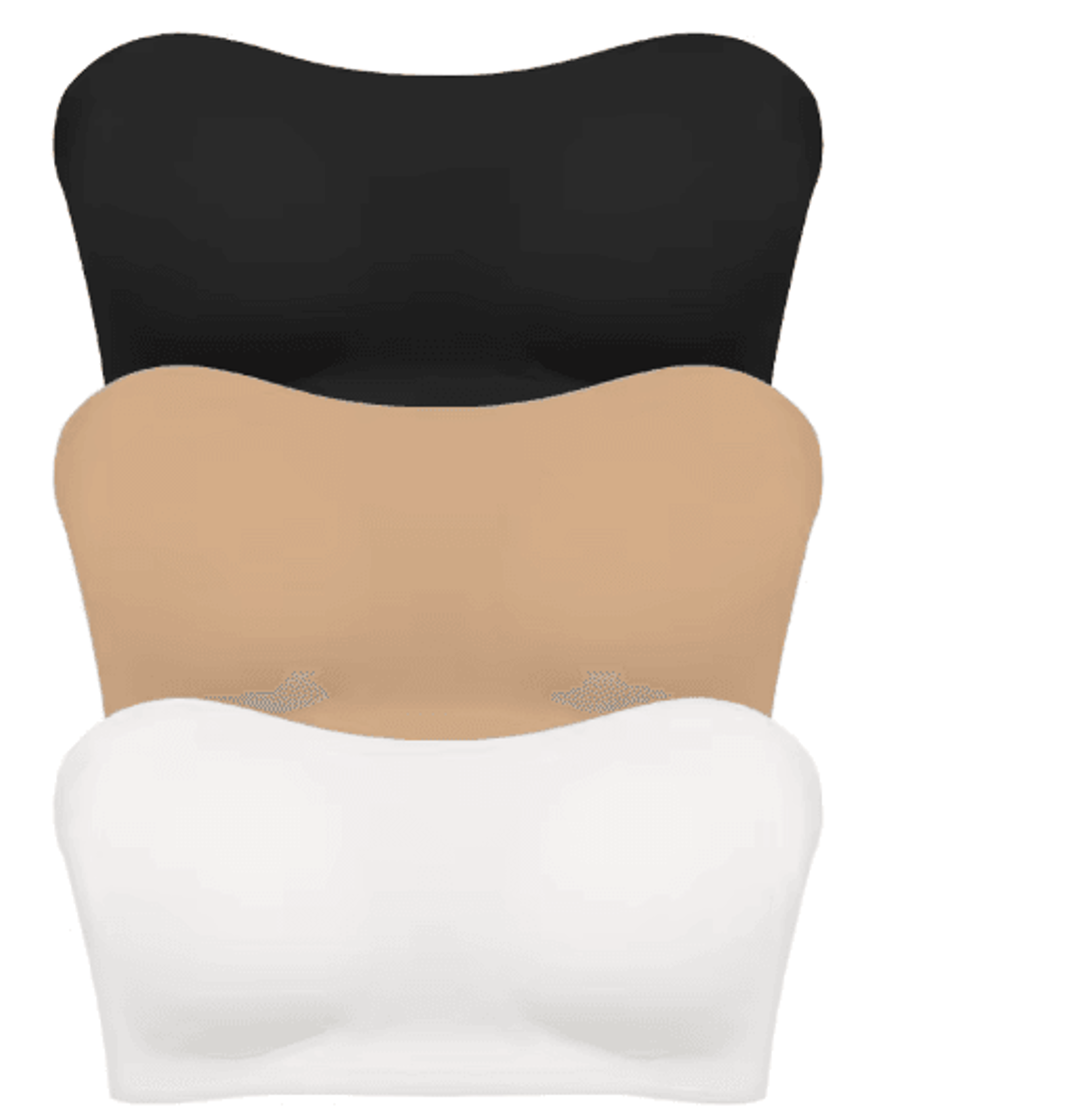 SilkLift Strapless Push Up Bra With Removable Pads And Anti Slip Support 2