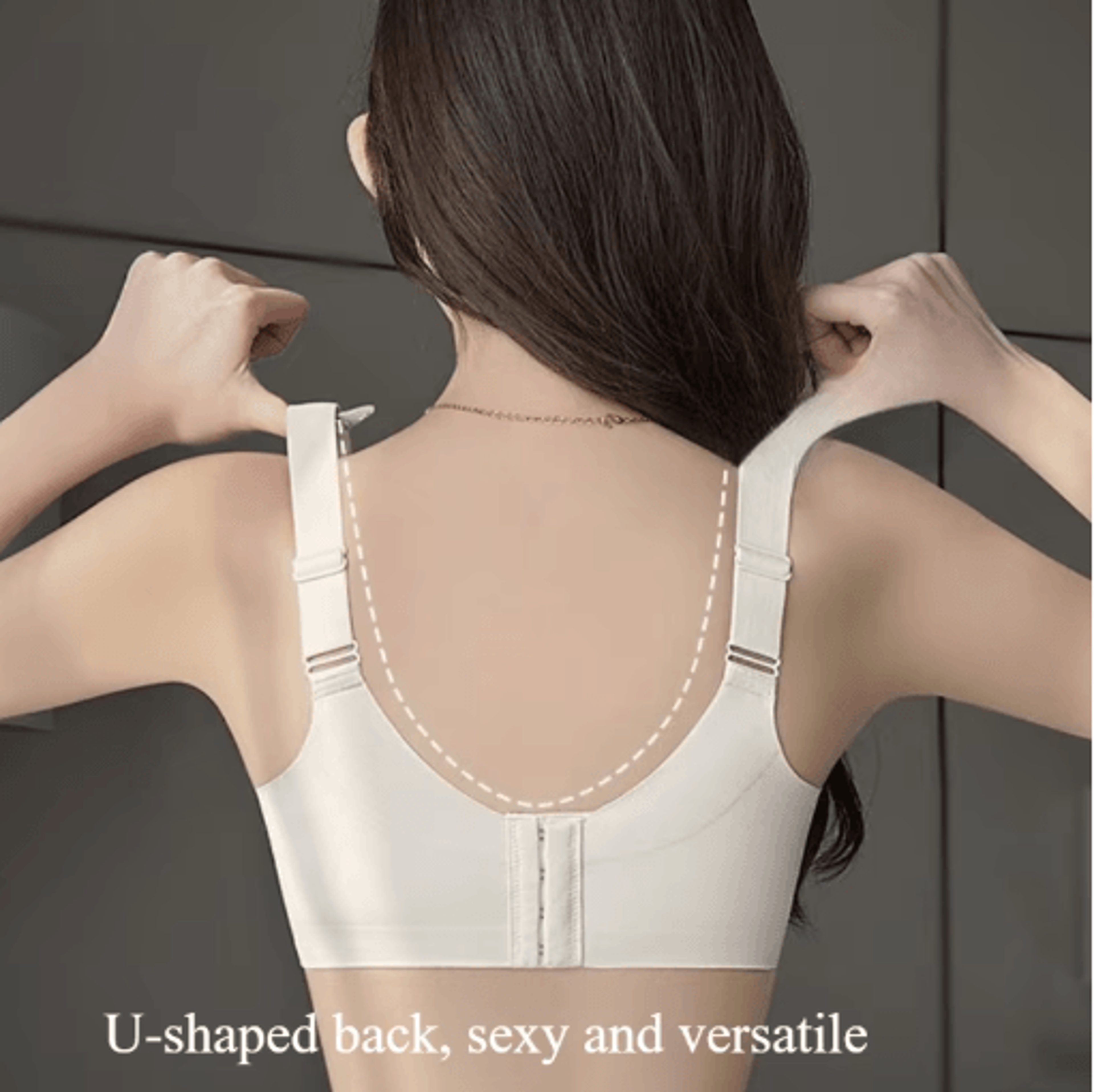 White Full Cup Minimizer Strapless Seamless Bra With Side Control Support 10