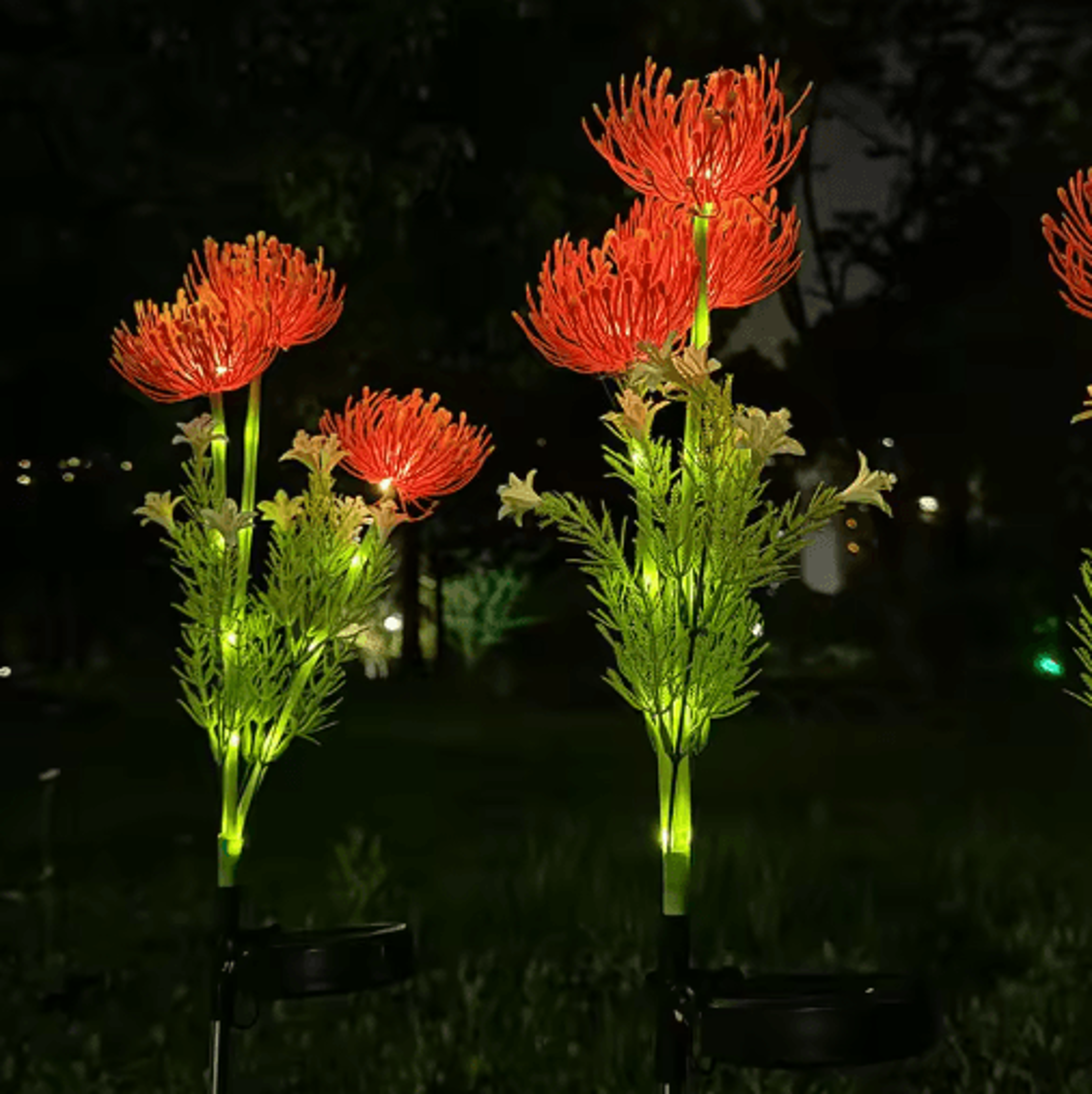 Solar Flower Garden Lights Waterproof Outdoor Lawn  Courtyard Decor 4
