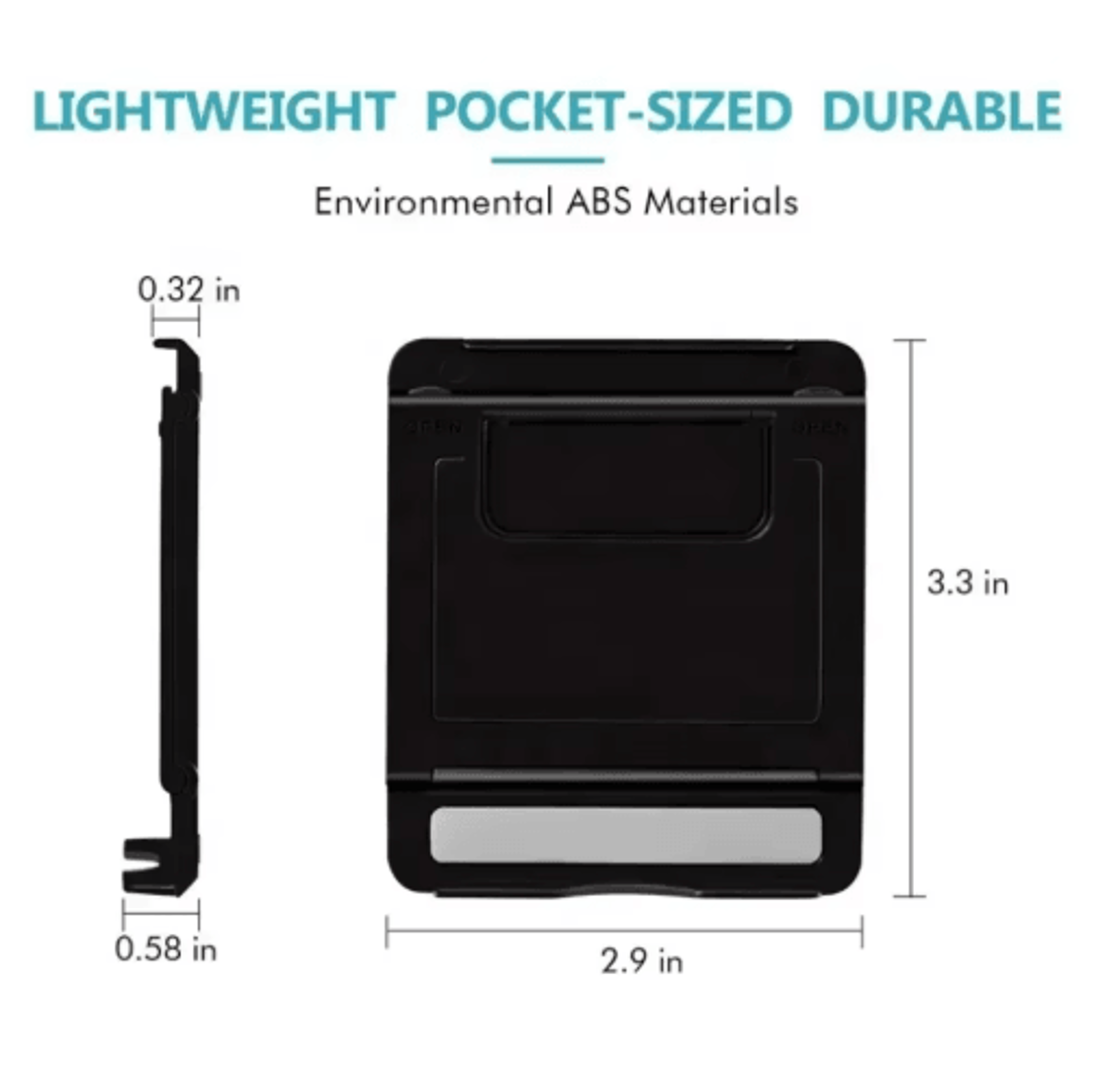 FlexFold Adjustable Phone  Tablet Stand  Folding Desktop Holder For IPhone IPad  Smartphones 8