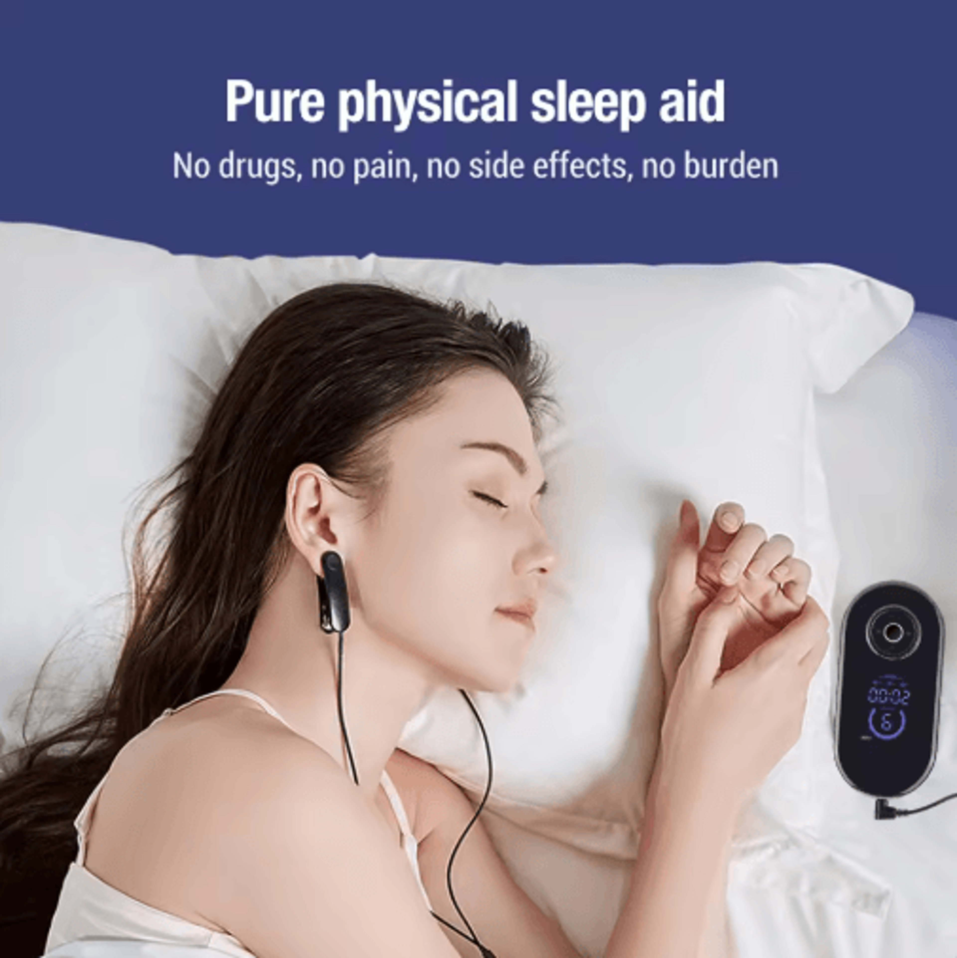 CES Ear Clip Sleep Aid Device For Relaxation  Better Rest 4