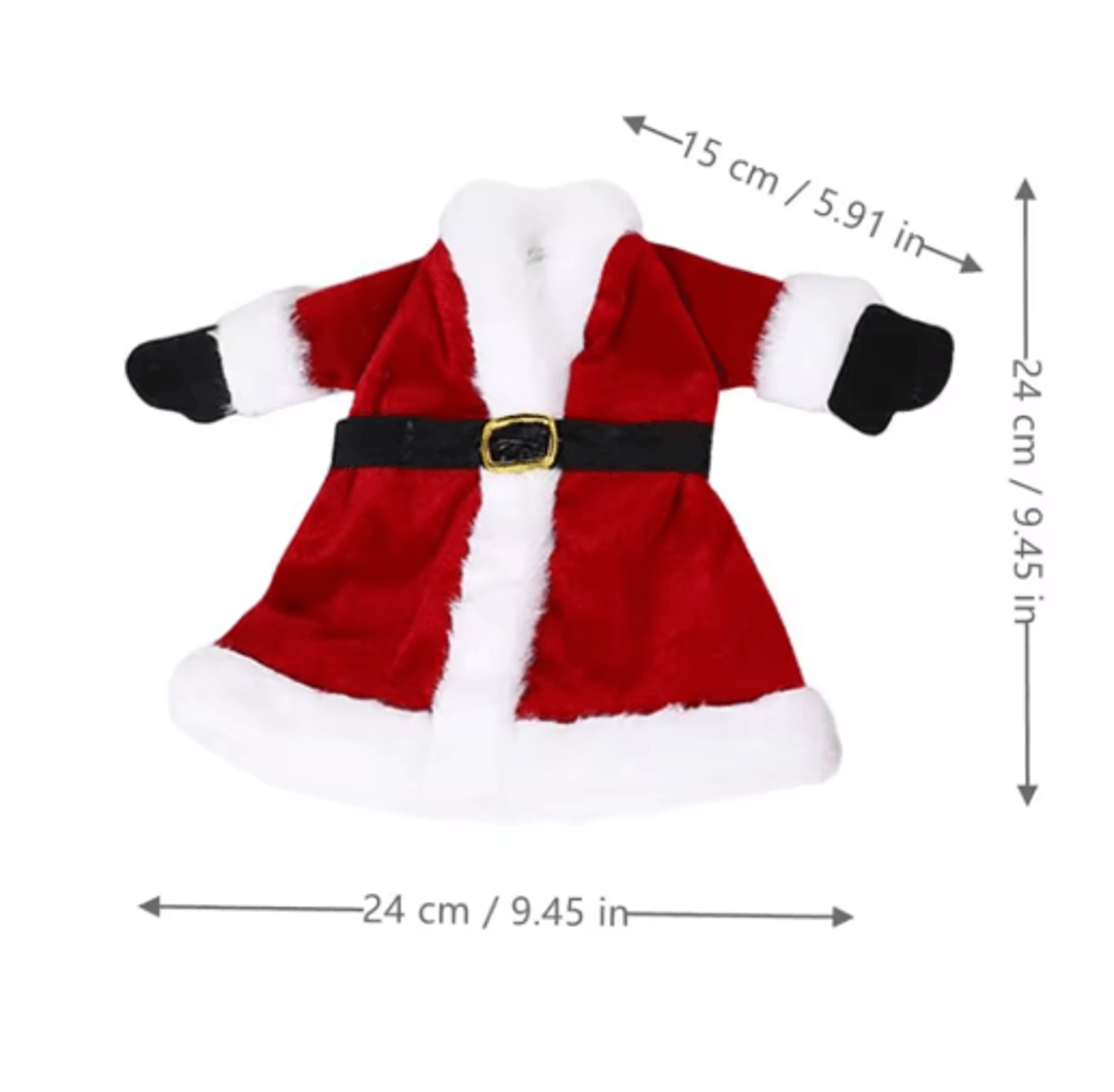 Santa Sweater Christmas Wine Bottle Cover  Festive Holiday Wine Gift Holder 94 1