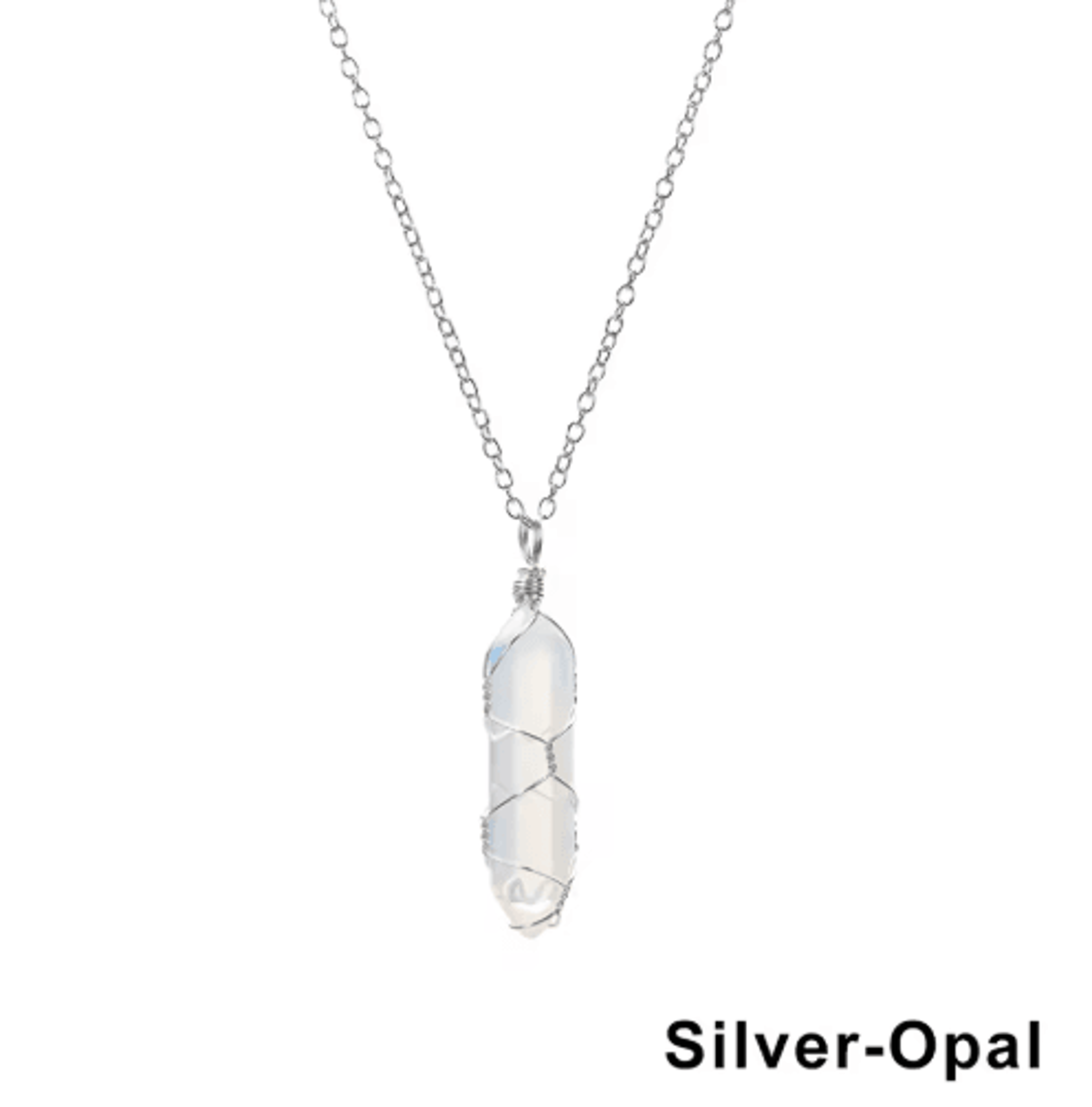 AmoraGem Amethyst Crystal Necklace  Elegant Wire Wrapped Crystal Pendant Hexagonal Stone 2